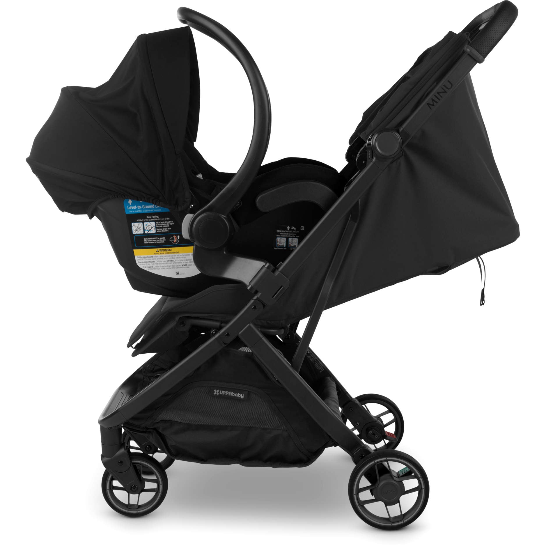 UPPAbaby Minu V3 Infant Car Seat Adapters - Compatible with Maxi Cosi, Nuna & Cybex | Universal Stroller Accessories for Newborns & Travel | Perfect for City Walks, Air Travel & Everyday Use