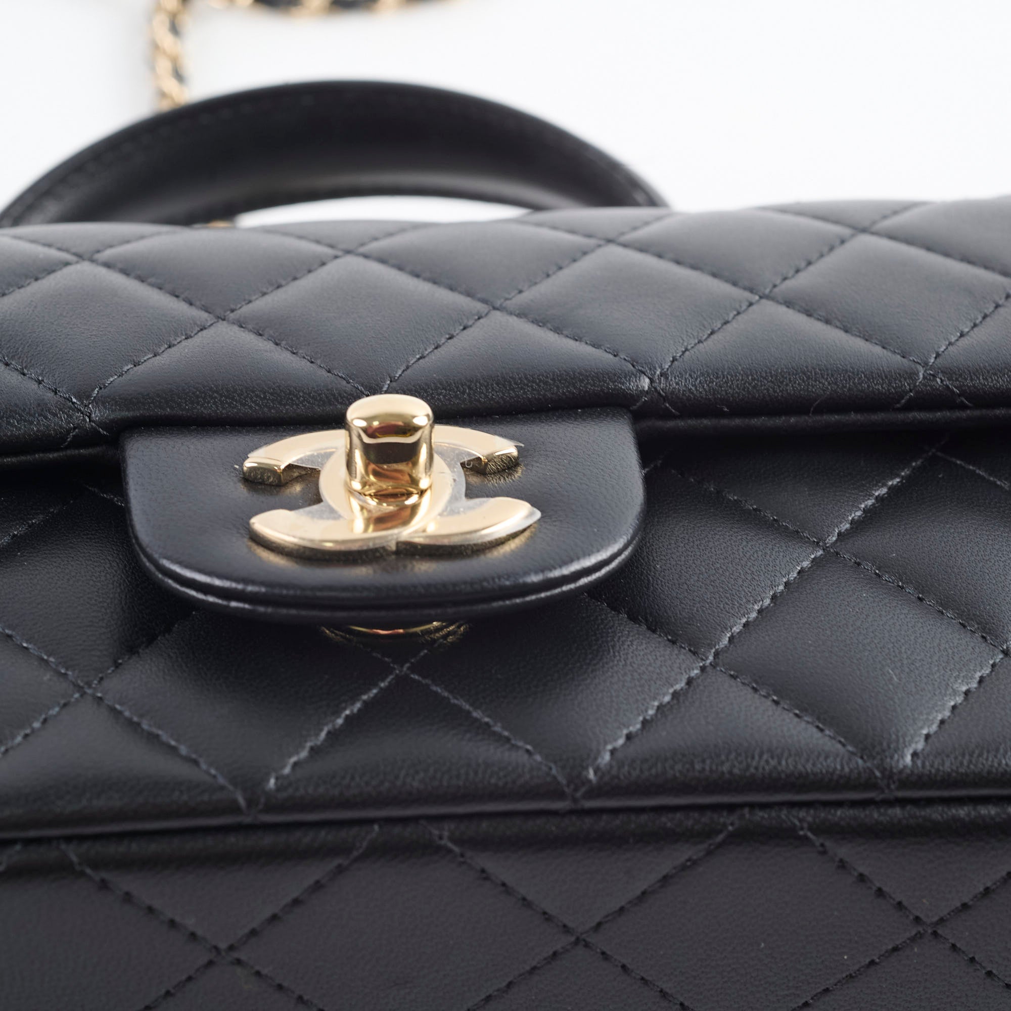 Chanel Mini Rectangular Top Handle Bag Black Microchipped - Luxury Designer Crossbody Purse for Women, Perfect for Date Night & Special Occasions
