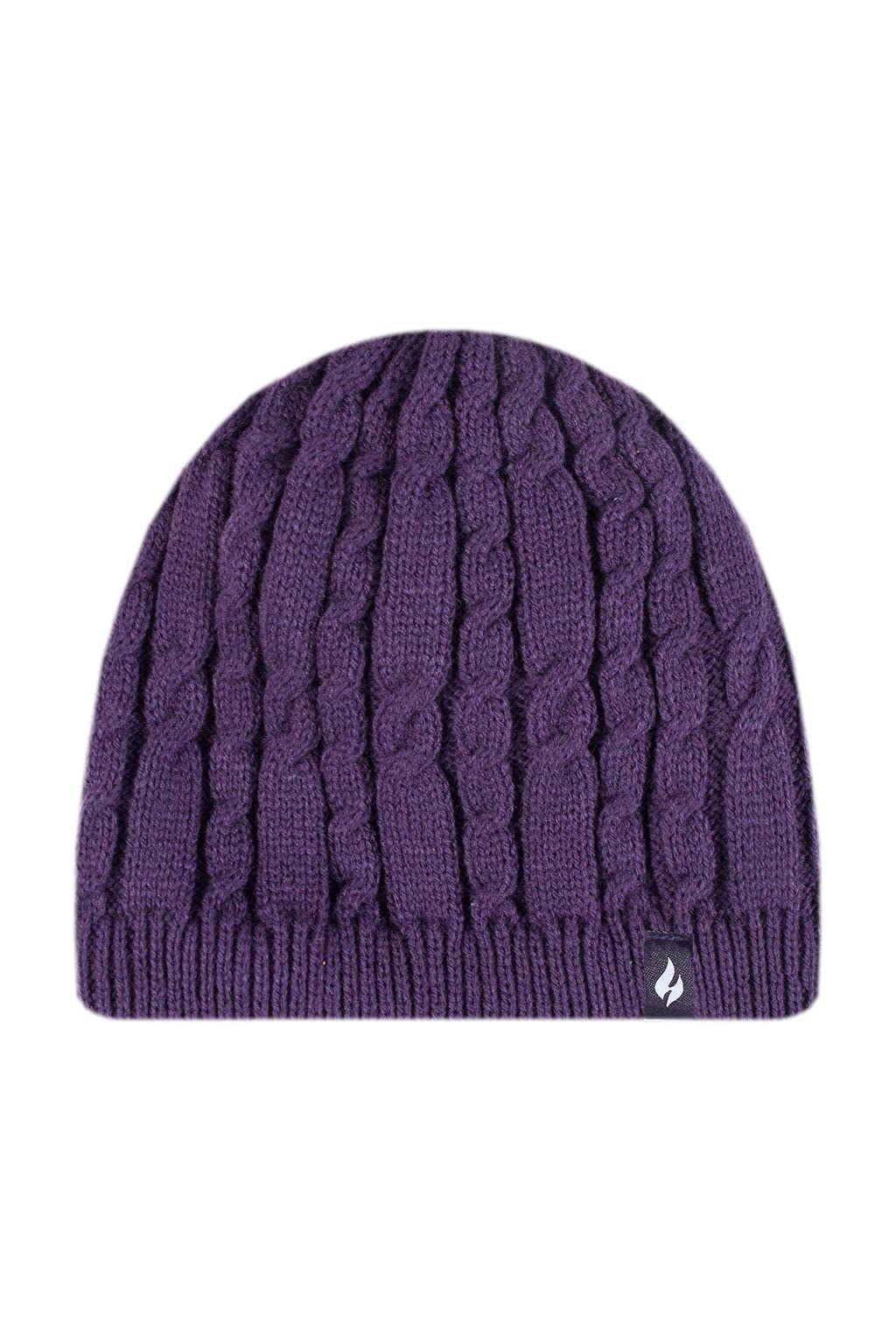 Heat Holders Women's Alesund Winter Beanie Hat - Soft Thermal Knit Rose Pink One Size - Perfect for Skiing, Snowboarding & Cold Weather Activities