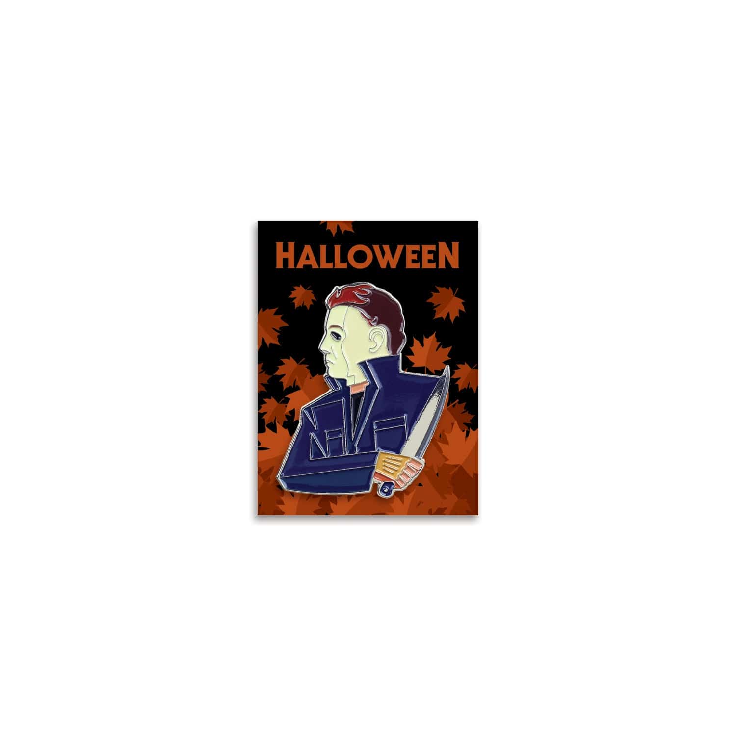 Michael Myers Halloween Horror Movie Enamel Pin - Collectible Badge for Fans, Cosplay & Backpack Accessory