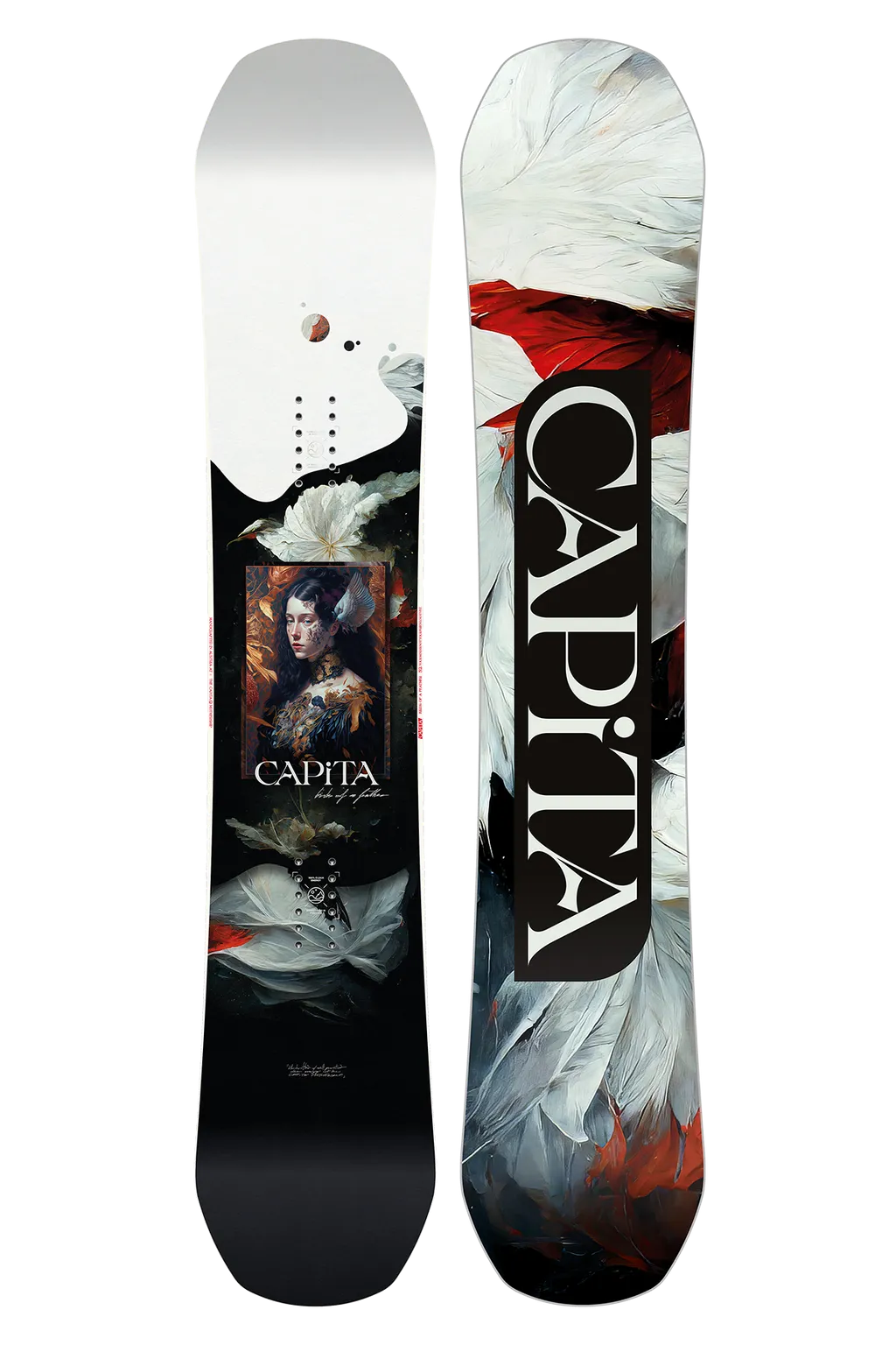 Capita Birds Of A Feather Snowboard 2025 - Premium All-Mountain Snowboard for Women | Perfect for Freestyle & Powder Riding | Best for Park, Backcountry & Resort Snowboarding