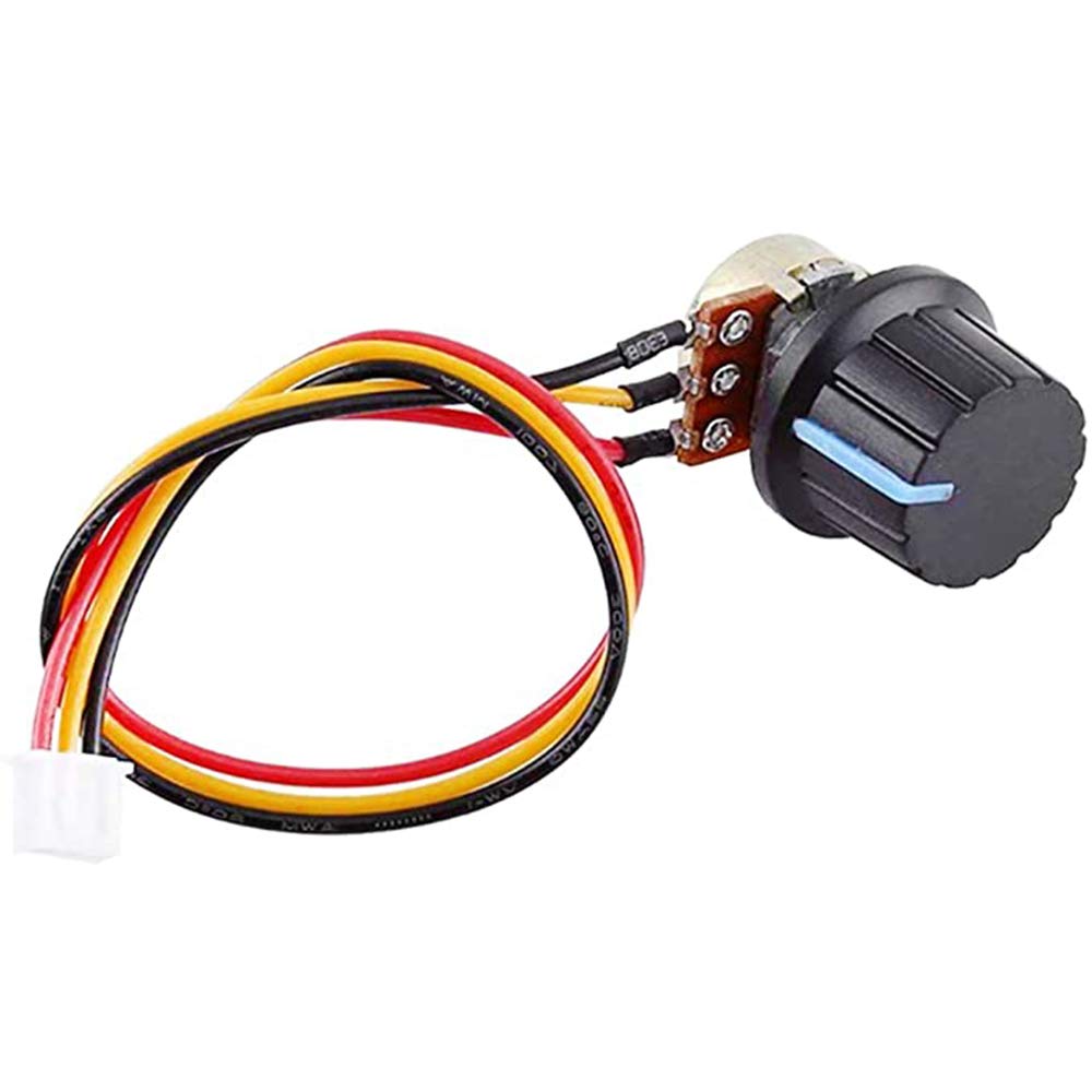 12V 24V 36V 48V DC Motor Speed Controller - High Power PWM Drive Module with Adjustable Speed & 20A Capacity - Compact LED Dimmer for DIY Robotics, CNC Machines, and Electric Vehicles