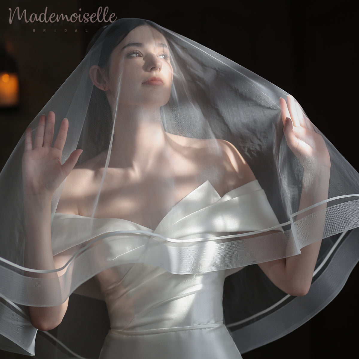 Enya Veil - Elegant Wedding Veil for Brides | Perfect for Ceremonies, Photos & Special Occasions