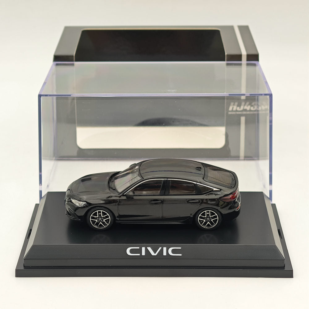 1/43 Scale Honda Civic (FL1) LX Crystal Black Pearl Diecast Model Car - Limited Edition Collectible for Car Enthusiasts & Display in Home/Office