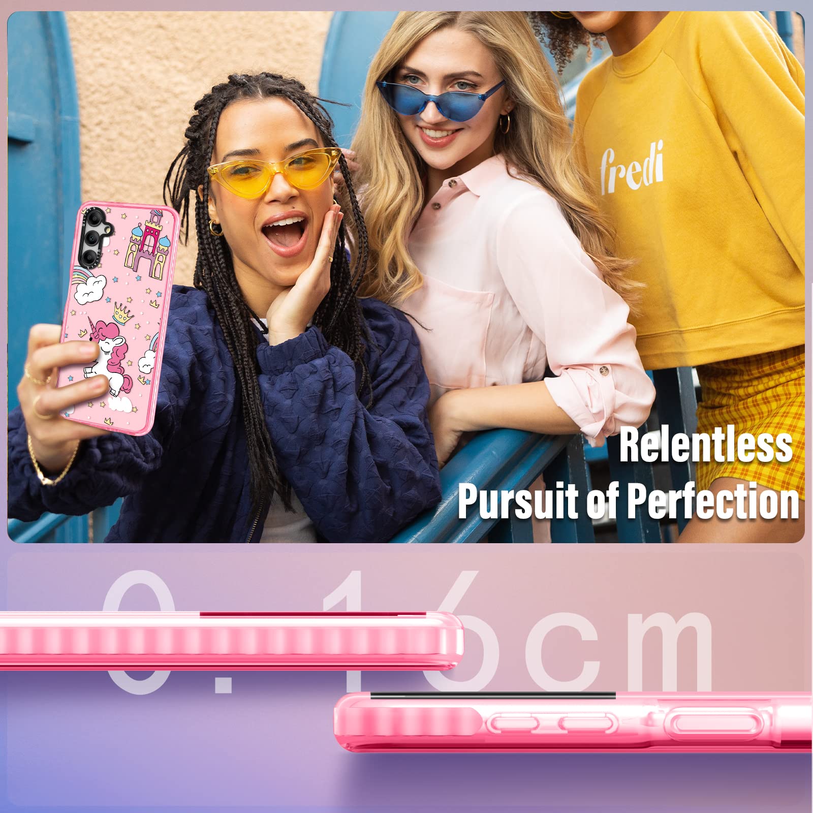 Cute Cartoon Character Samsung Galaxy A14 5G Case - 6.6 Inch Soft Protective Phone Cover with Fashion Designer Pattern for Girls, Boys & Kids | Perfect for School, Work & Daily Use