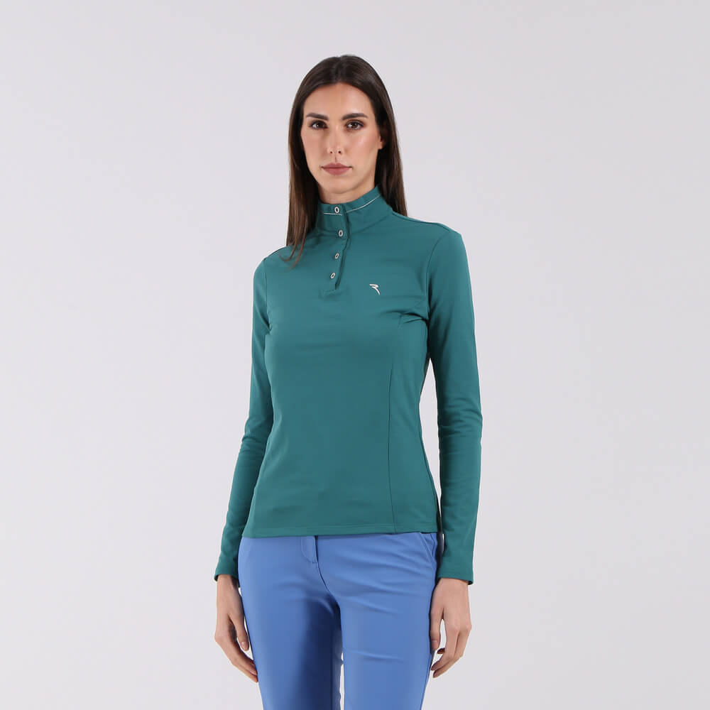 TELCA PRO THERM® Jersey Turtleneck - Thermal Long Sleeve Mock Neck Shirt for Men & Women | Winter Warm Base Layer for Skiing, Hiking & Outdoor Activities