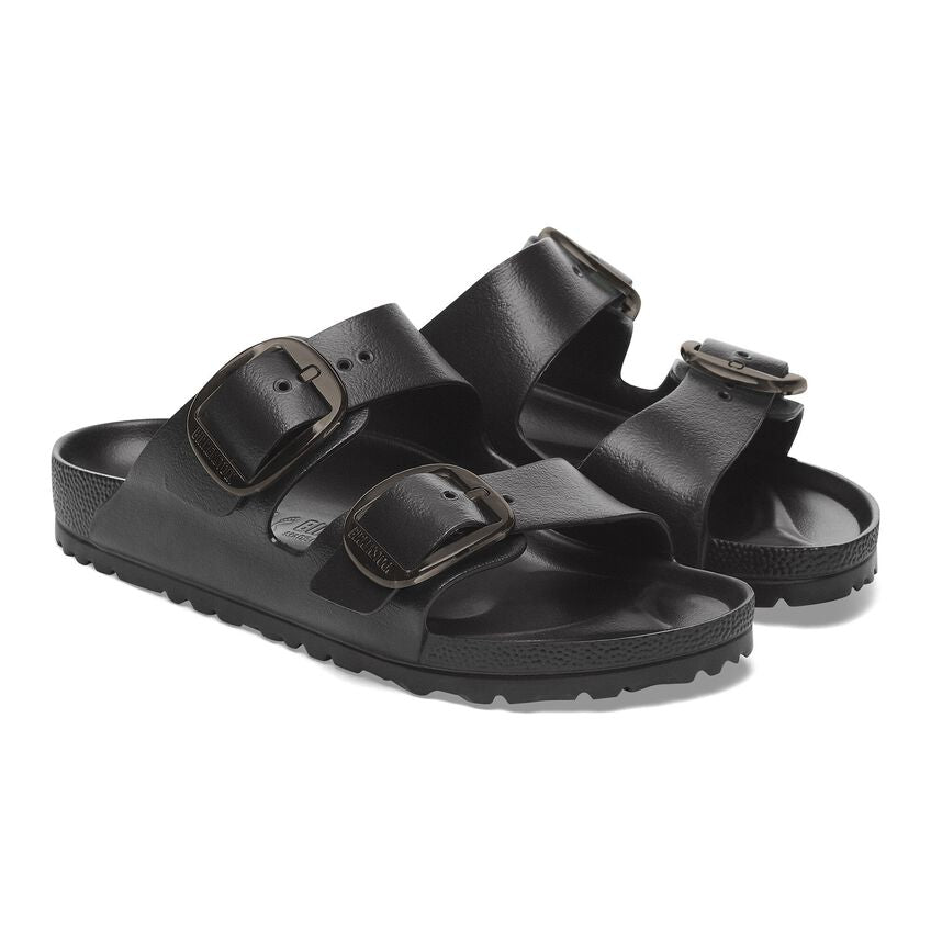 Birkenstock Arizona Big Buckle EVA Sandals - Black | Comfortable & Lightweight for Women | Perfect for Beach, Pool & Summer Outfits