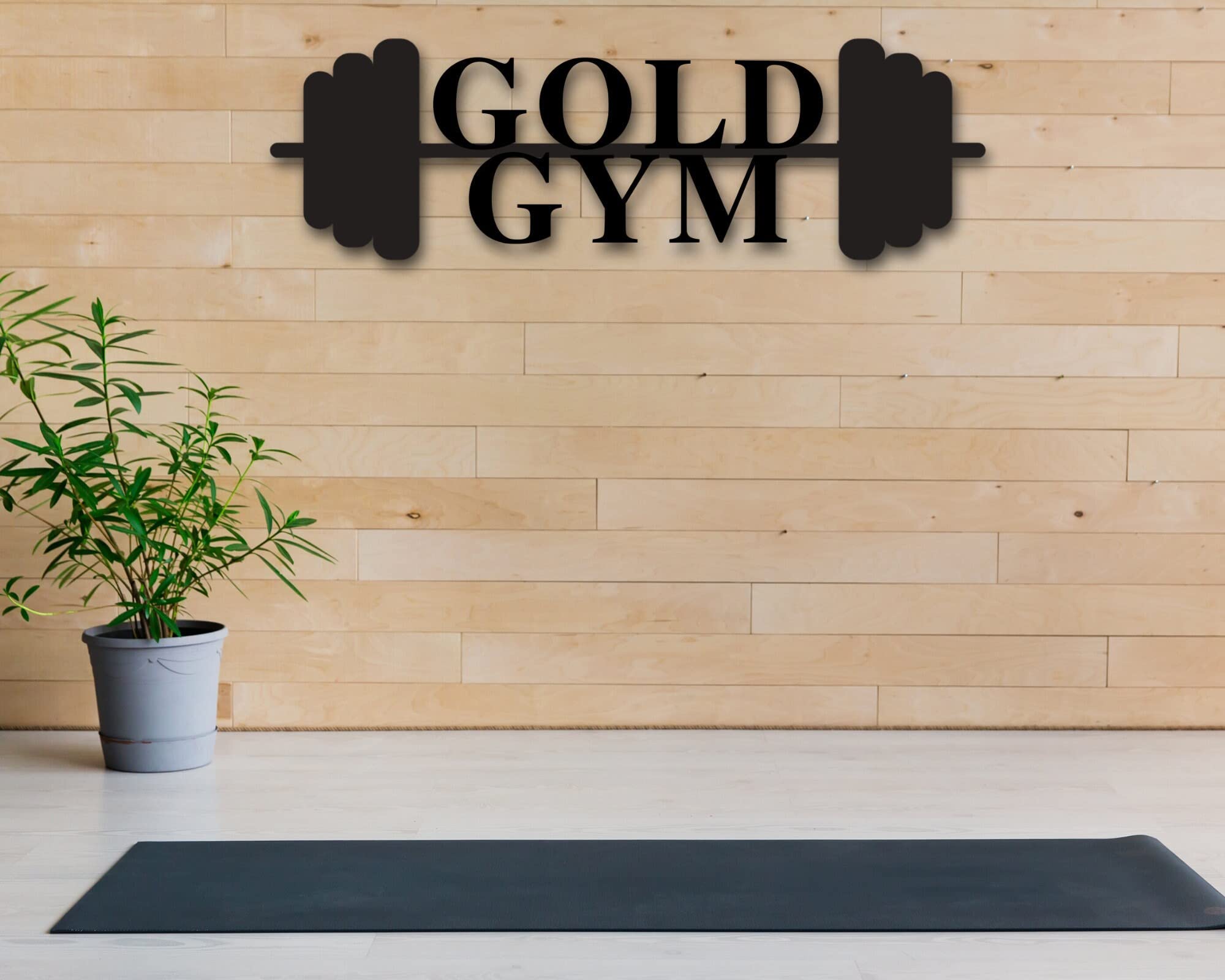 Custom Metal Gym Signs for Home & Workout Room - Personalized Weight Lifting Wall Art Decor | Perfect for Home Gym, Garage Gym & Fitness Studio Inspiration