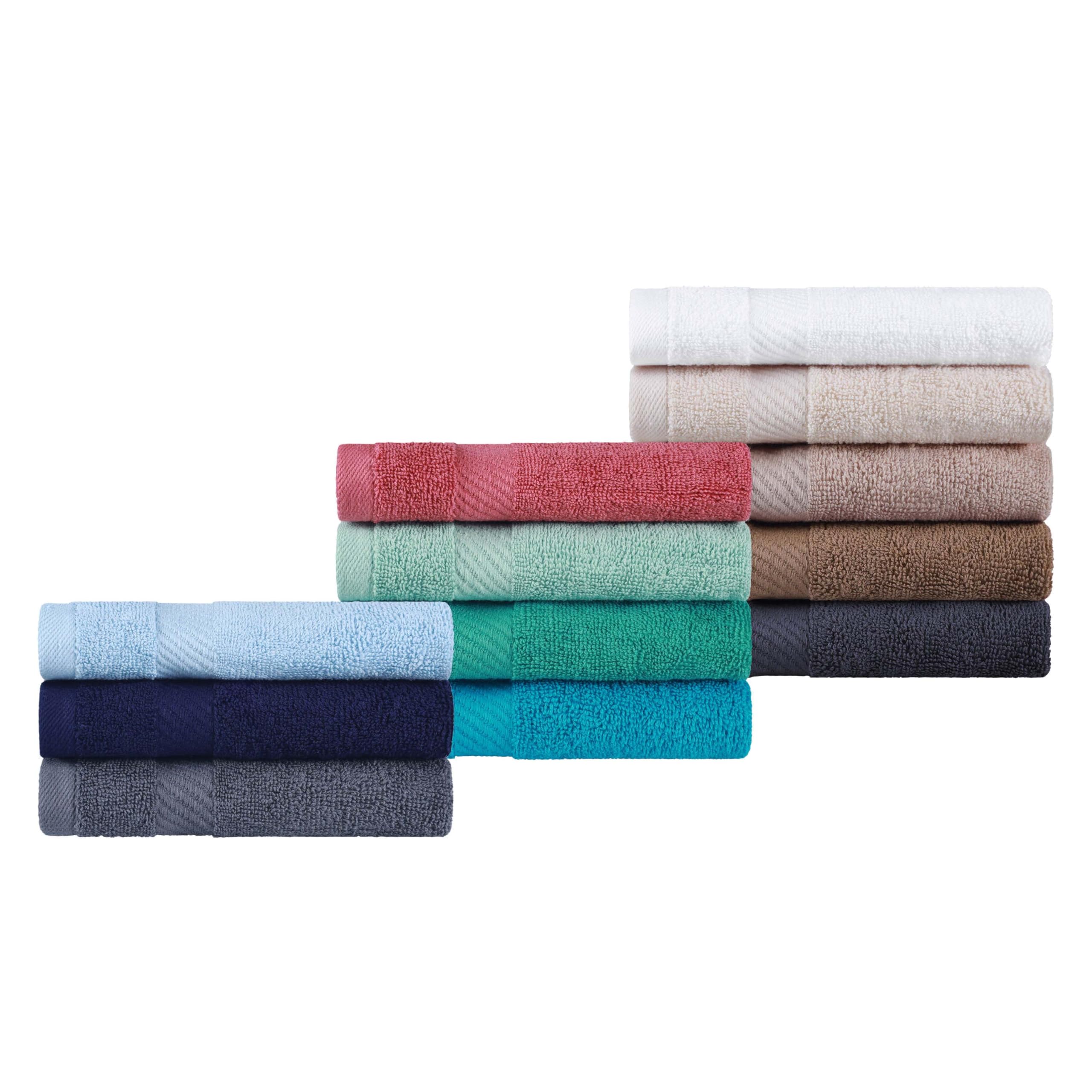 Premium 500 GSM Egyptian Cotton Bath Towel Set - Ultra Absorbent, Eco-Friendly & Luxurious (Set of 4) by Blue Nile Mills - Perfect for Spa, Bathroom & Hotel Use