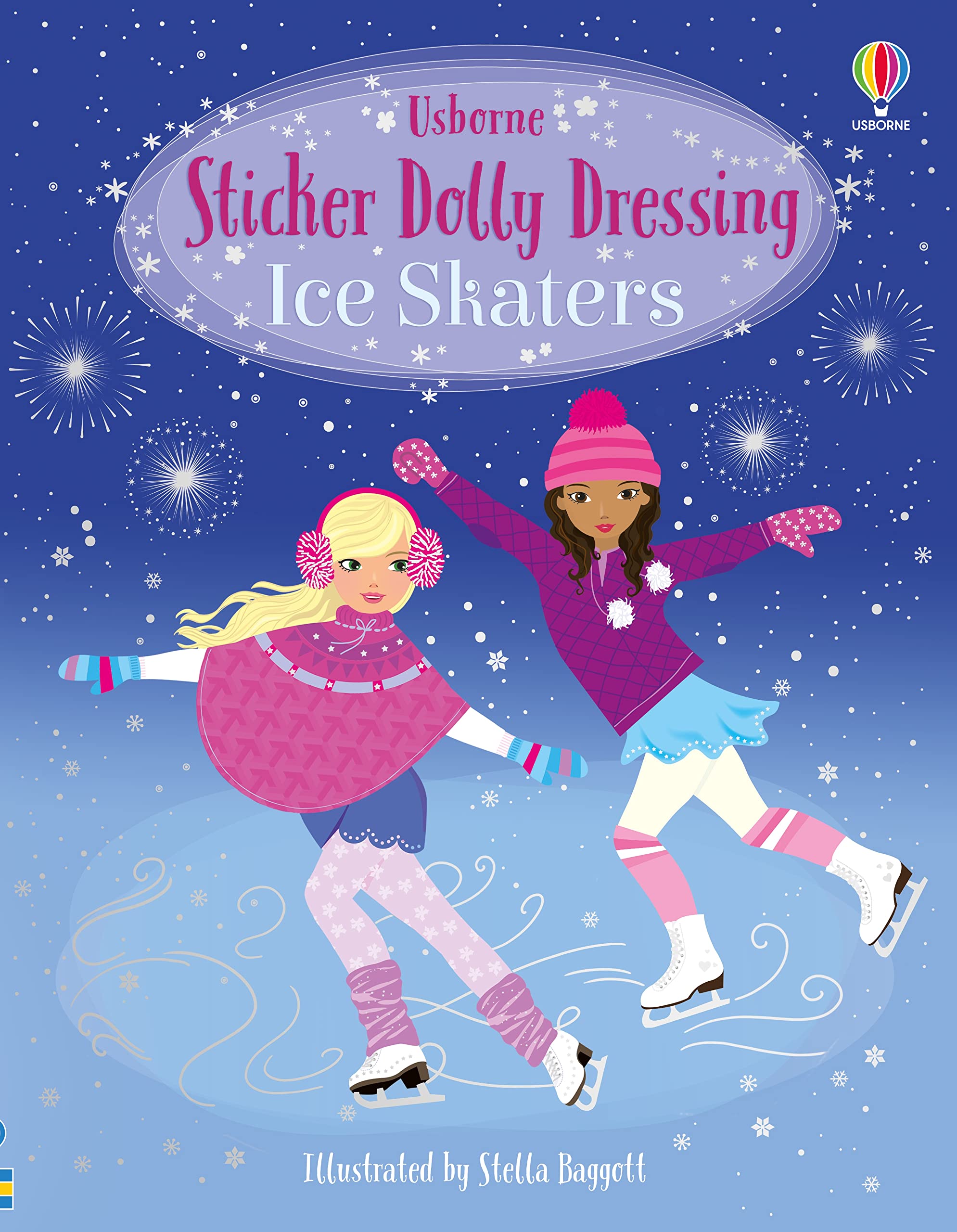 Sticker Dolly Dressing Ice Skaters - Fashion Sticker Activity Book for Kids | Perfect for Winter Crafts, Party Favors & Creative Play