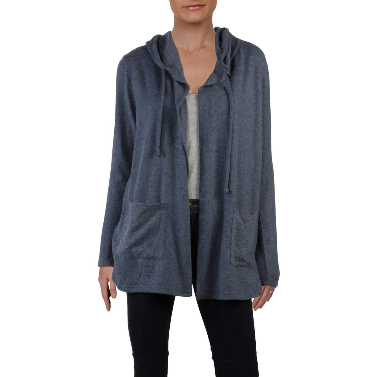 Lucky Brand Women's Cloud Jersey Hooded Cardigan Sweater - Soft Lightweight Pullover for Casual Wear, Lounge & Fall Layering