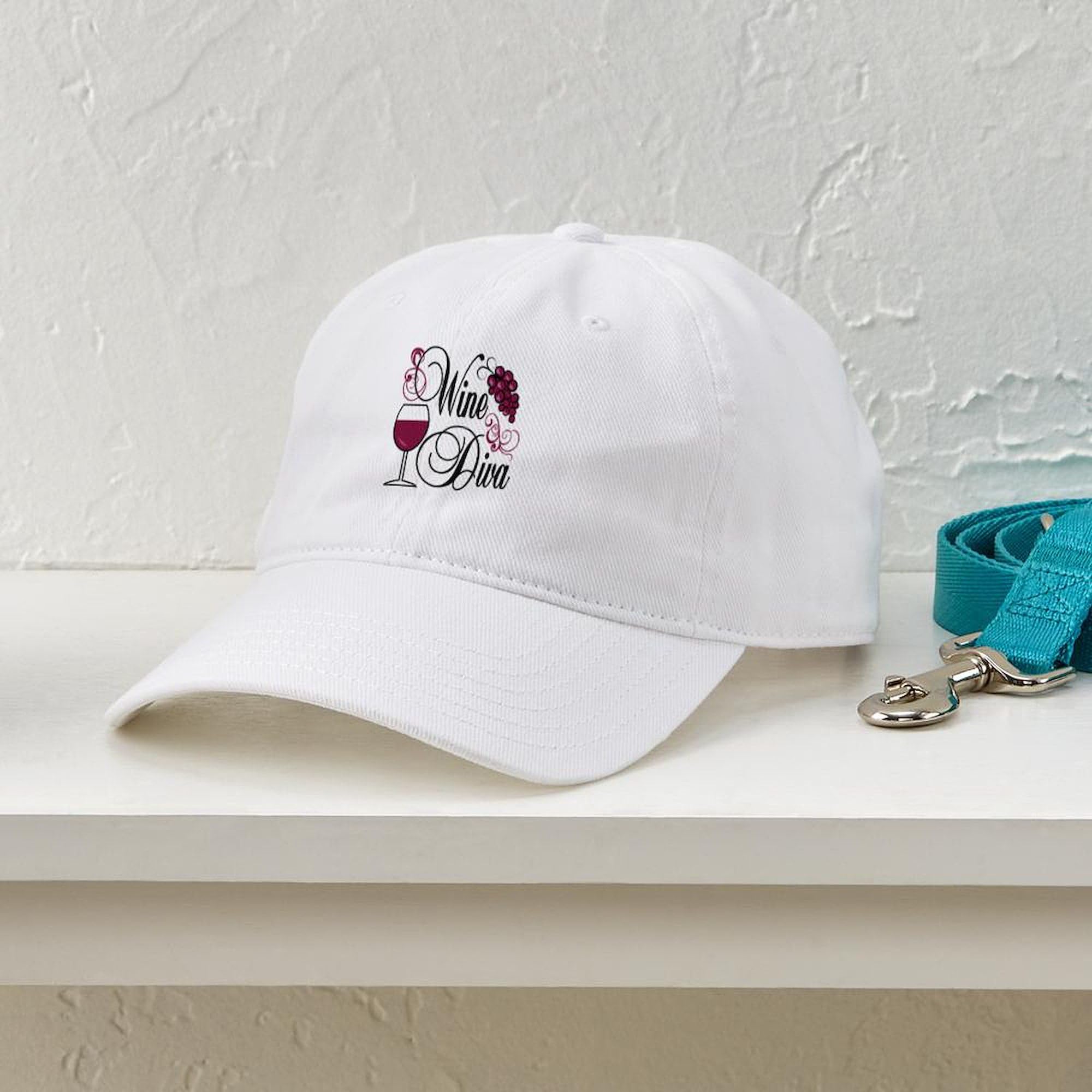 Wine Diva Adjustable Baseball Cap for Wine Lovers & Gifts