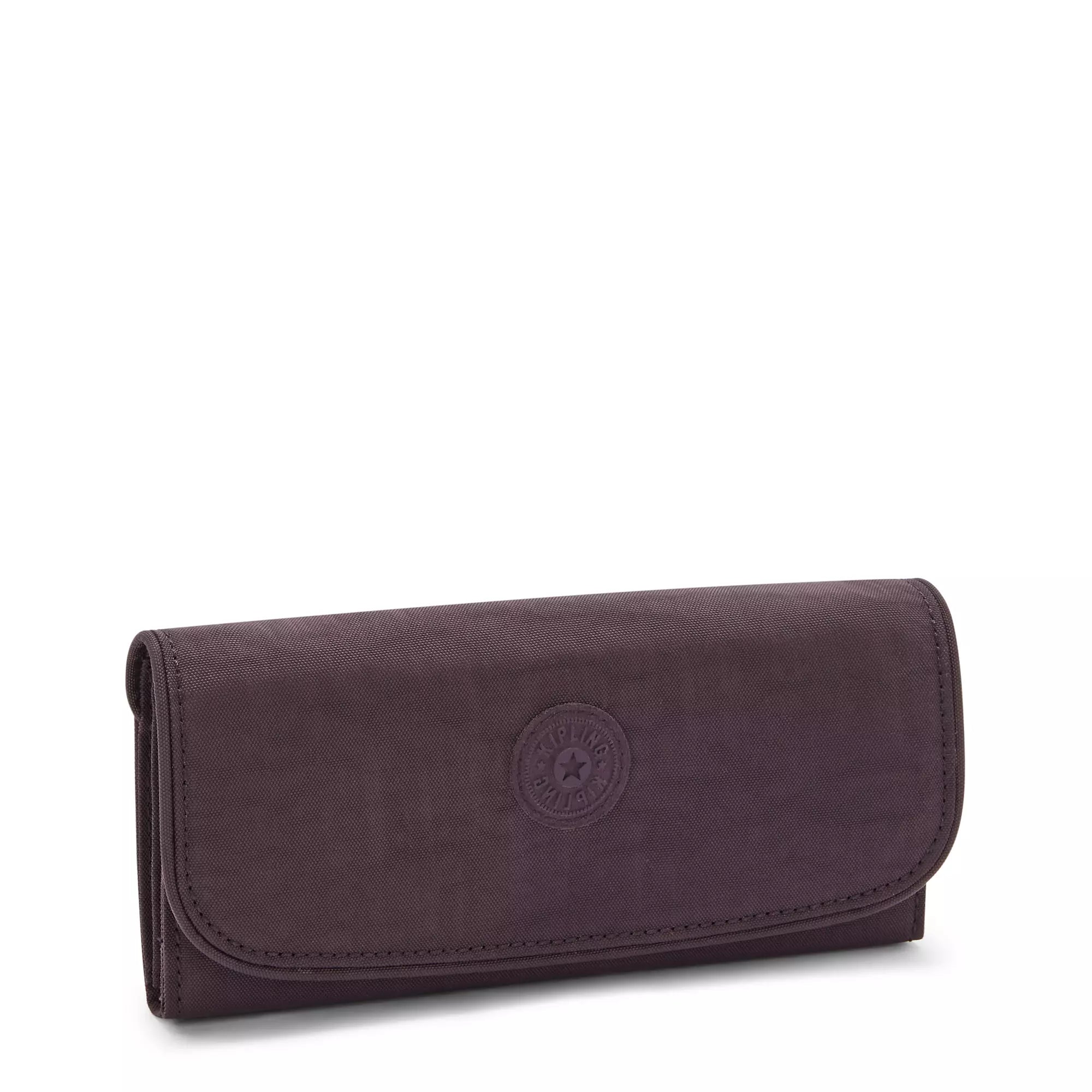 Kipling Money Land Snap Wallet - RFID Blocking Slim Wallet for Women - Ultimate Plum - Perfect for Travel, Shopping & Everyday Use