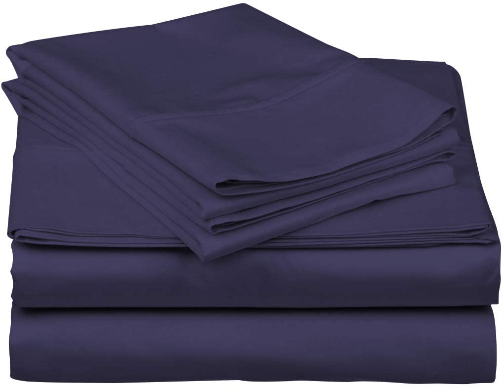 Luxury 4-Piece California King Sheet Set - Ultra Soft & Breathable Cooling Bed Sheets for Deep Pockets (Fits up to 18