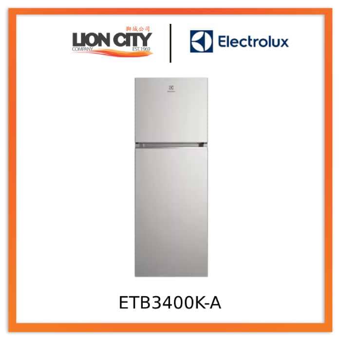 Electrolux ETB3400K 312L 2-Door Inverter Refrigerator - Energy Efficient, Frost-Free, Spacious Fridge for Home & Kitchen Use
