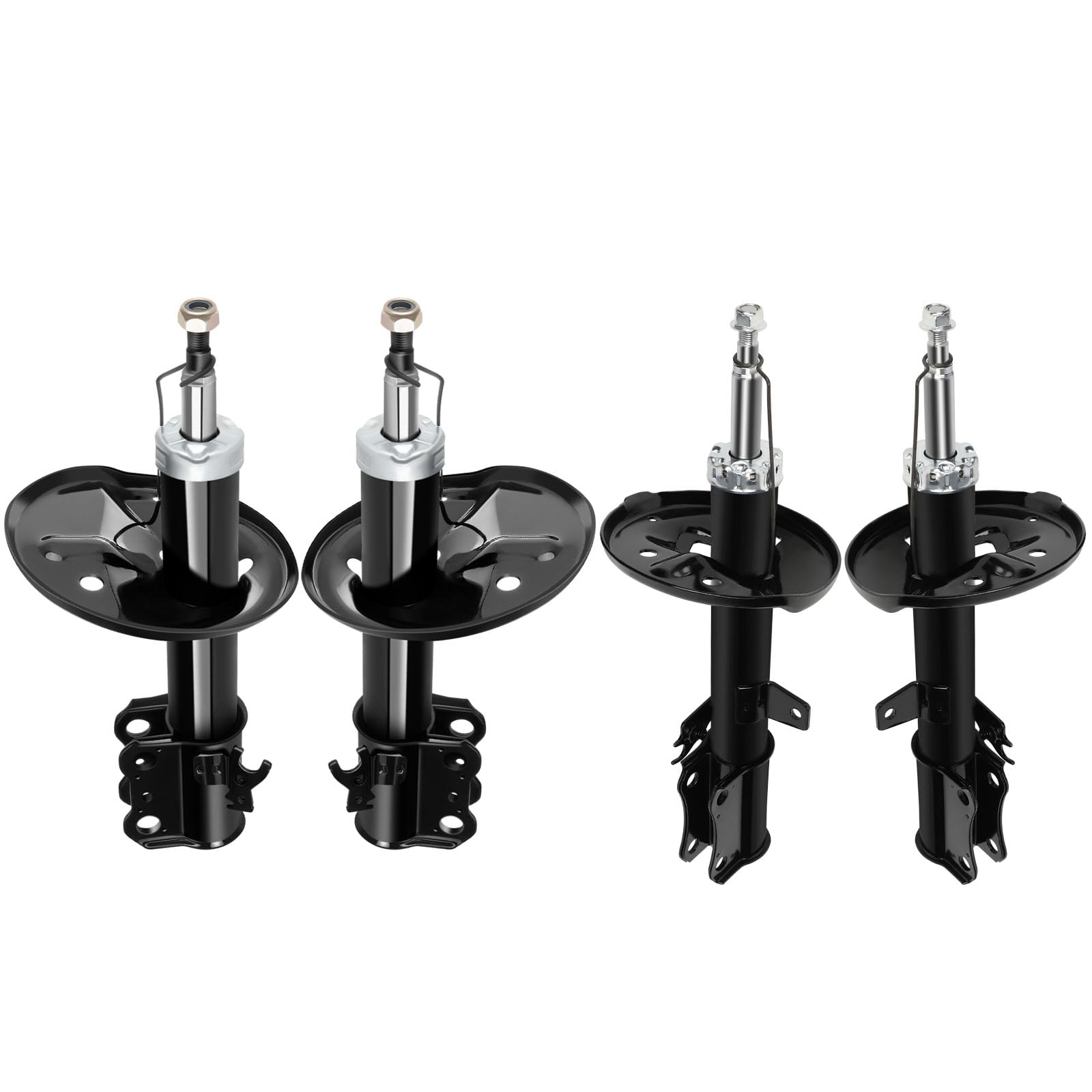 ECCPP Front & Rear Shock Absorbers Set of 4 - Compatible with 1995-1996 Lexus ES300, Toyota Avalon & Camry - Gas Struts Replacement (Part# 334170, 334133, 334134) - Smooth Ride for City Commuting & Highway Driving