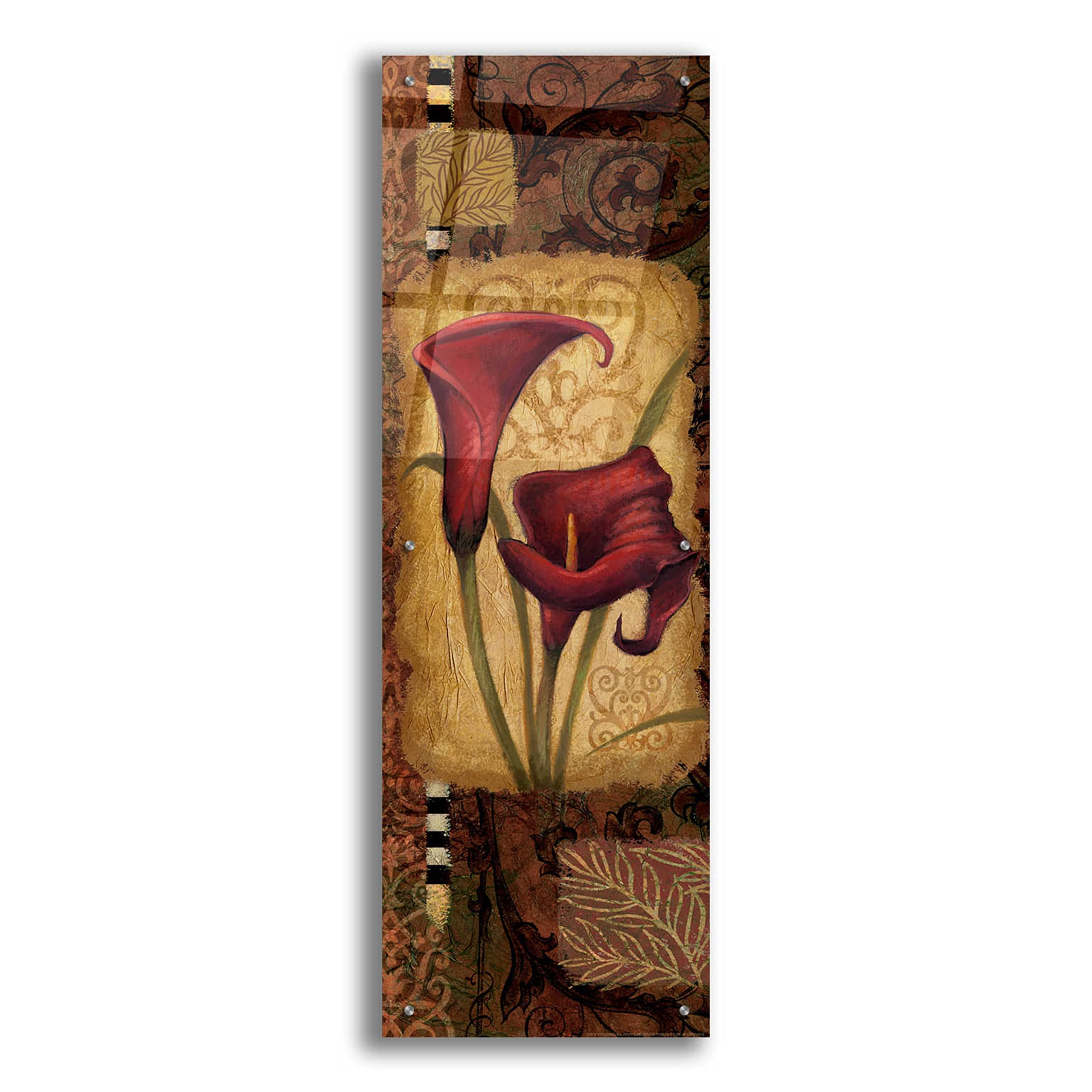 Viv Eisner 'Red Lily One' Acrylic Glass Wall Art - 16