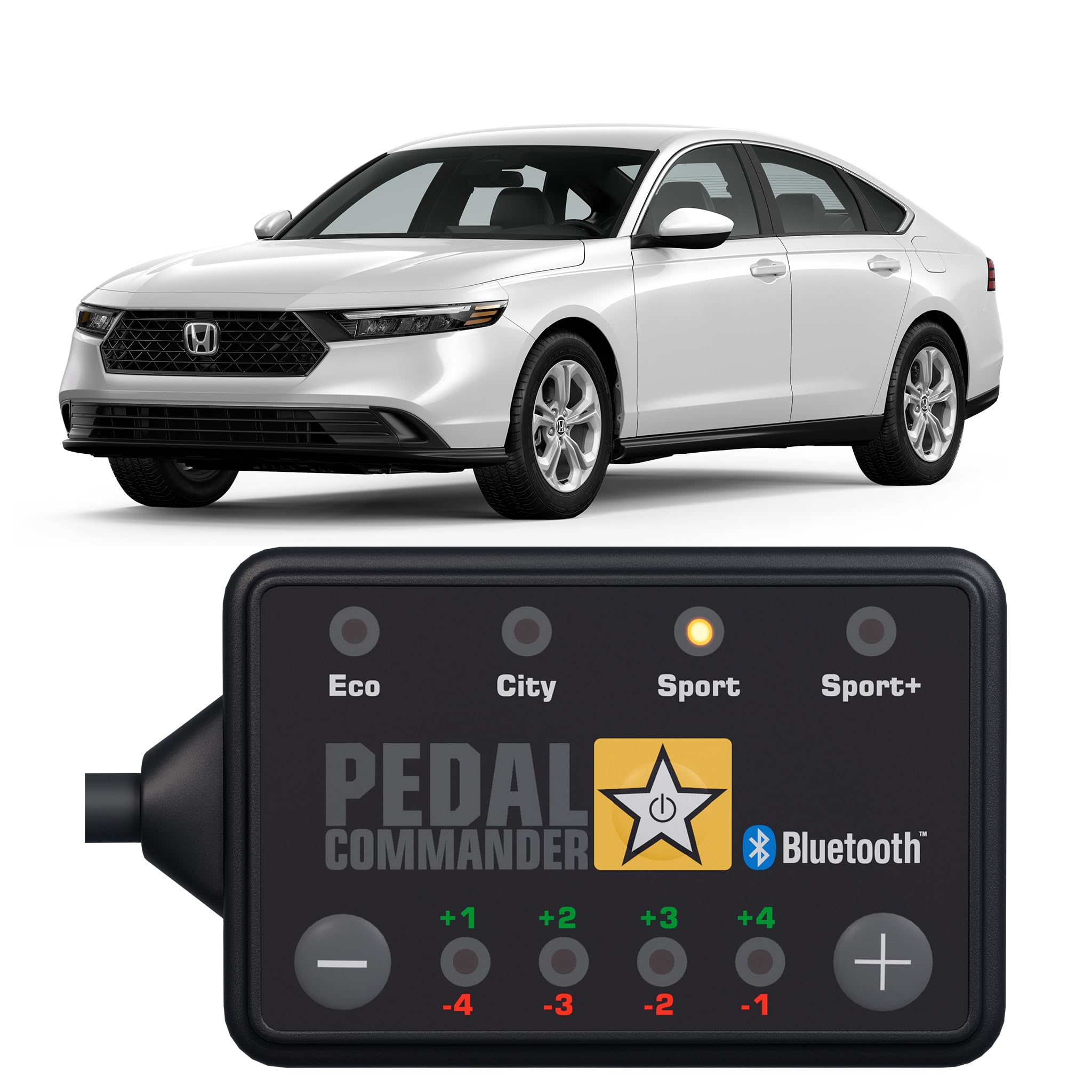 Pedal Commander Throttle Response Controller for Honda Accord 2013-2025 - Compatible with 9th,10th,11th Gen Models (EX, EX-L, LX, LX-S, Sport, Sport SE) | Improve Acceleration & Driving Performance | Perfect for Daily Commute & Sporty Driving