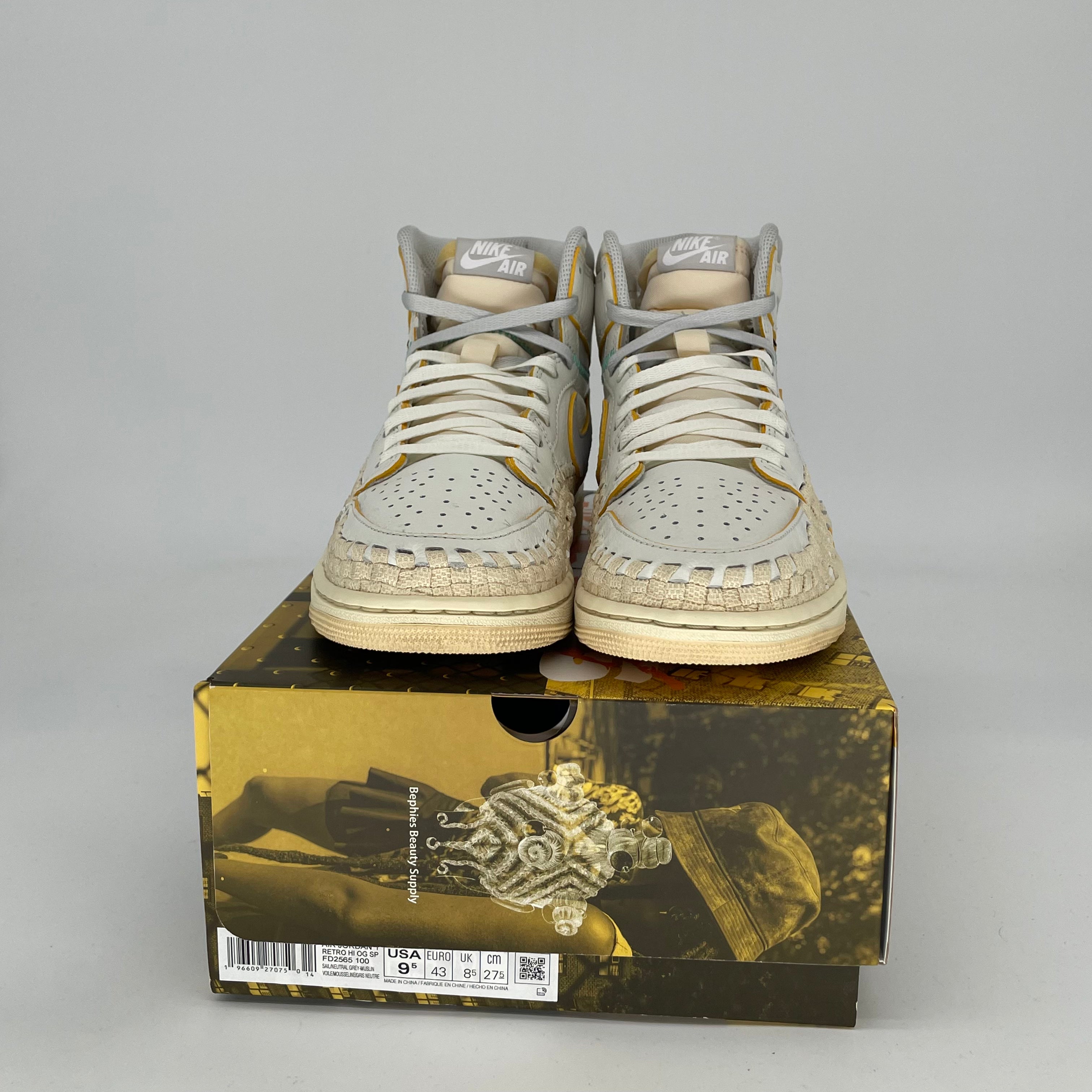 AIR JORDAN 1 UNION LA BBSS Sneakers - Men's Size 9.5/Women's Size 11 - Style FD2565 - 100% Authentic - Perfect for Streetwear, Basketball & Sneaker Collectors