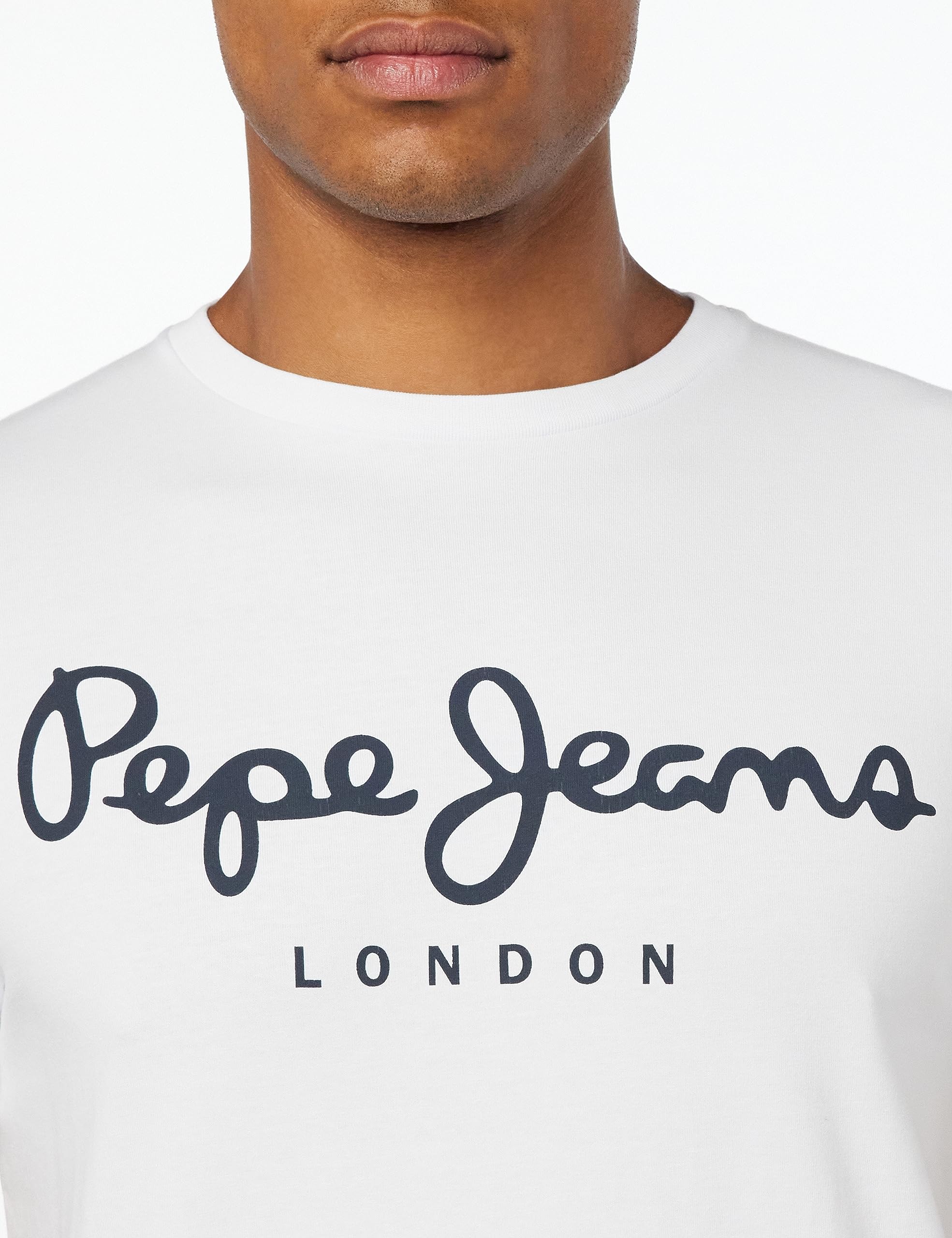 Pepe Jeans Men's Slim Fit Crew Neck T-Shirt | Soft Cotton Casual Tee for Everyday Wear | Perfect for Work, Gym & Weekend Outings