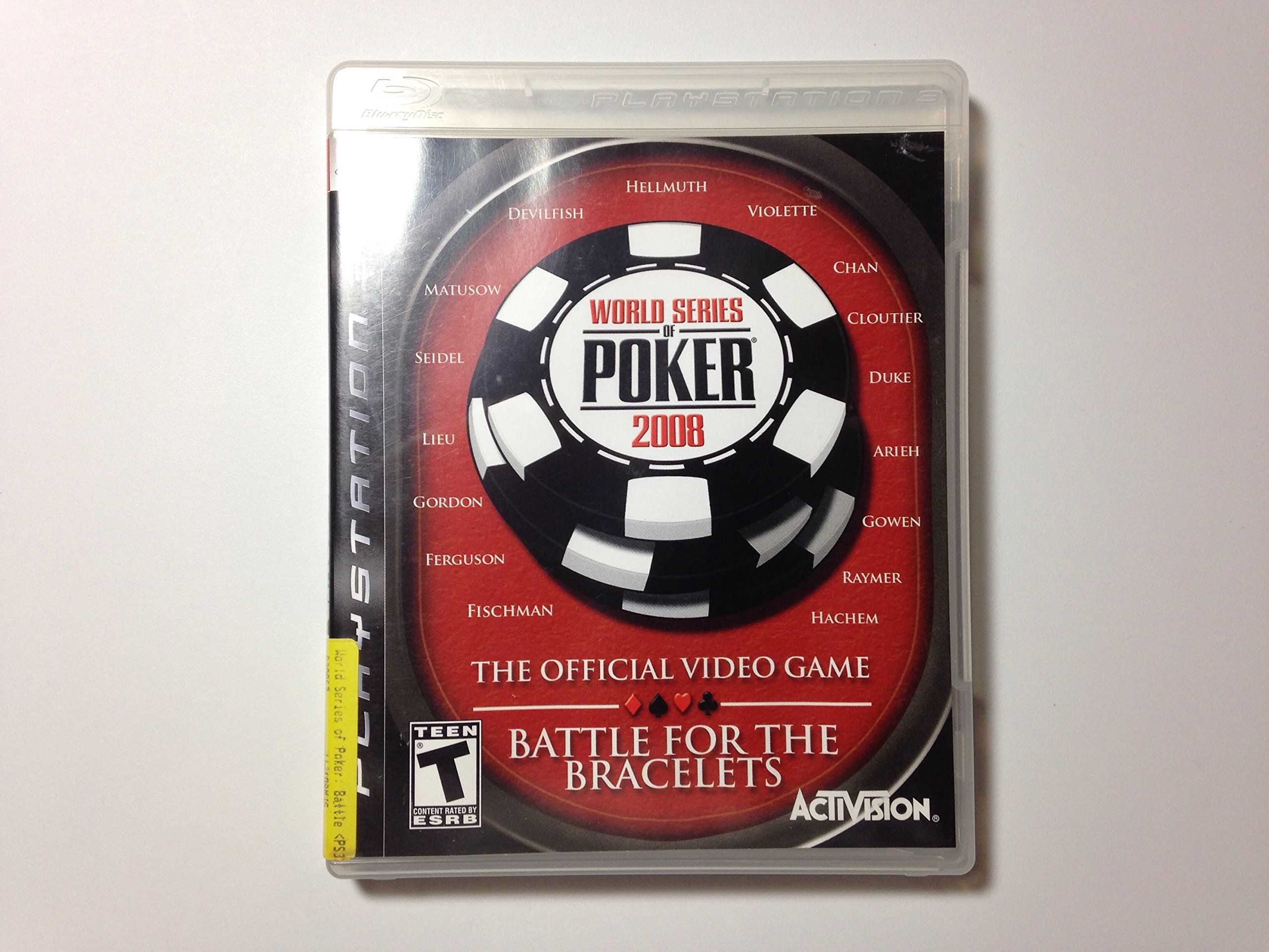 World Series of Poker 2008: Battle for the Bracelets - PS3 Game | Authentic Casino Experience for Poker Enthusiasts | Perfect for Game Nights & Poker Tournaments