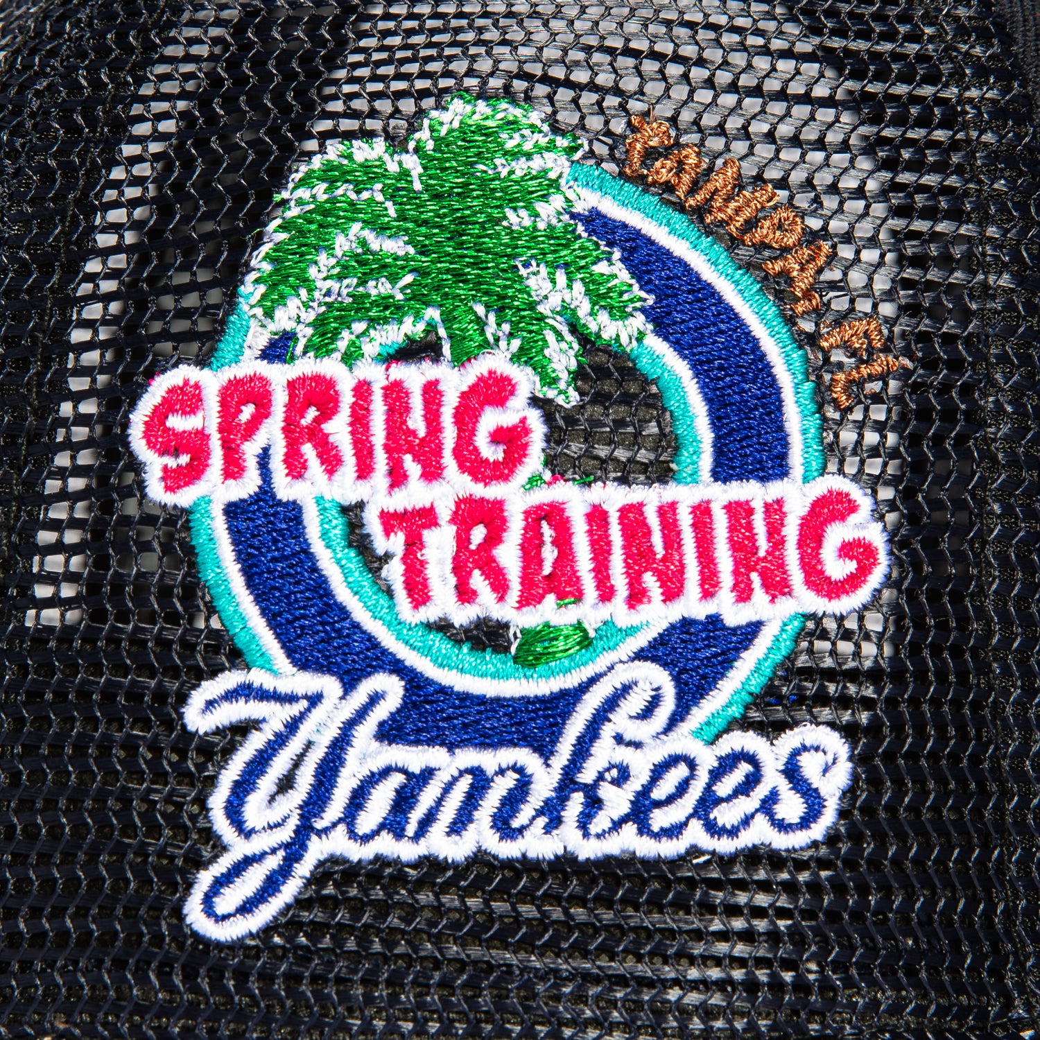 New Era 59Fifty New York Yankees Florida Spring Training Patch Adjustable Trucker Hat - Navy Blue Baseball Cap for Men & Women - Perfect for MLB Games, Outdoor Sports & Casual Wear