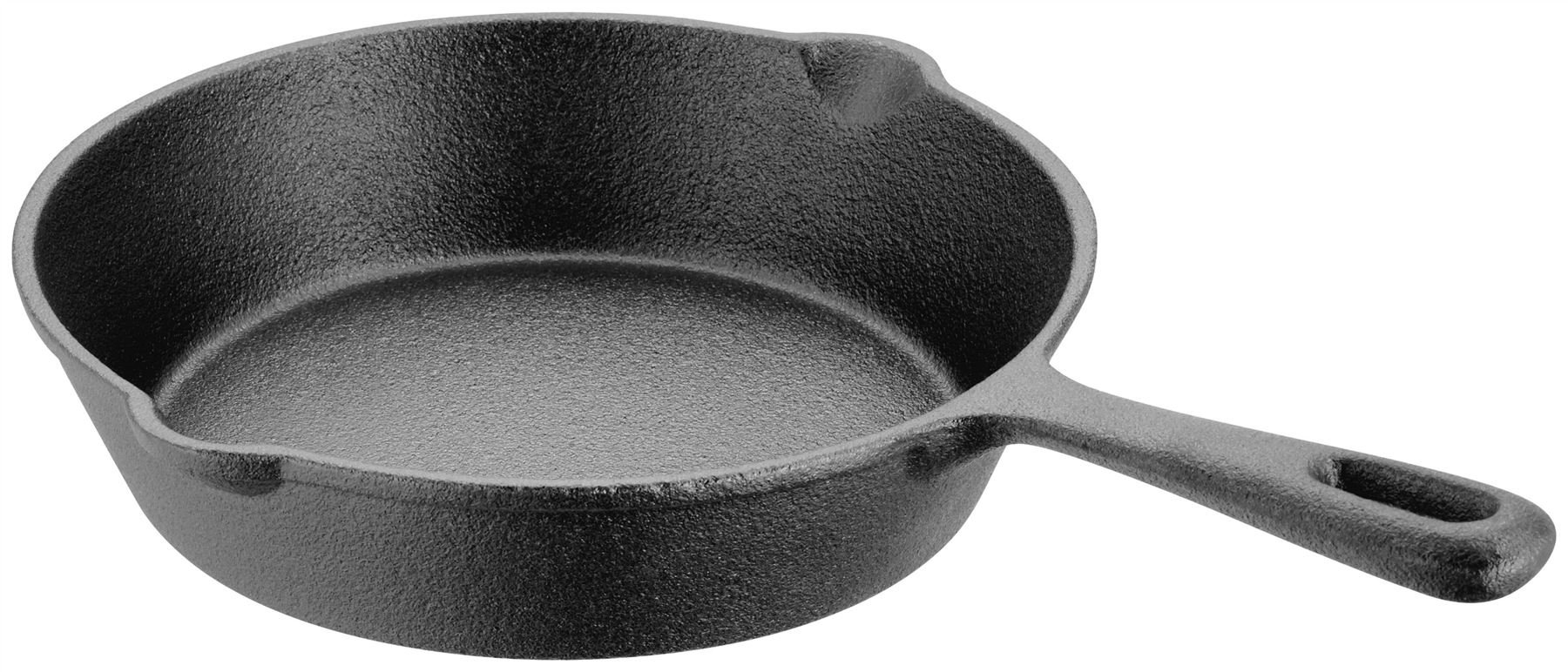 Judge Speciality JST10 18cm Cast Iron Skillet - Induction Ready, Oven Safe, Heavy Duty Frying Pan with 5-Year Warranty & Gift Box - Perfect for Searing, Baking & Camping Cooking