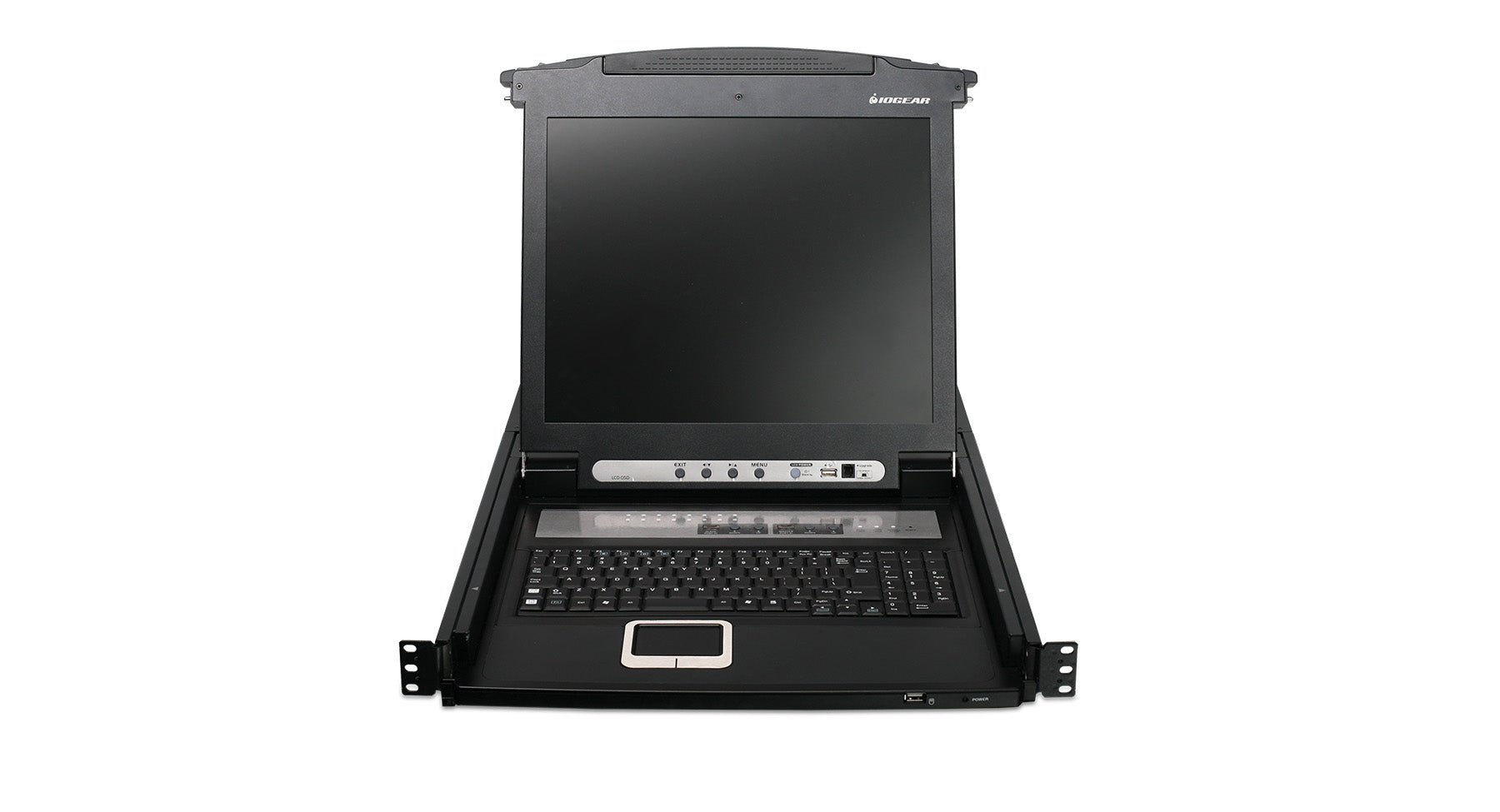 16 Port LCD Combo KVM Switch with USB Cables - Multi-Computer Control for Server Rooms, Data Centers & IT Workstations
