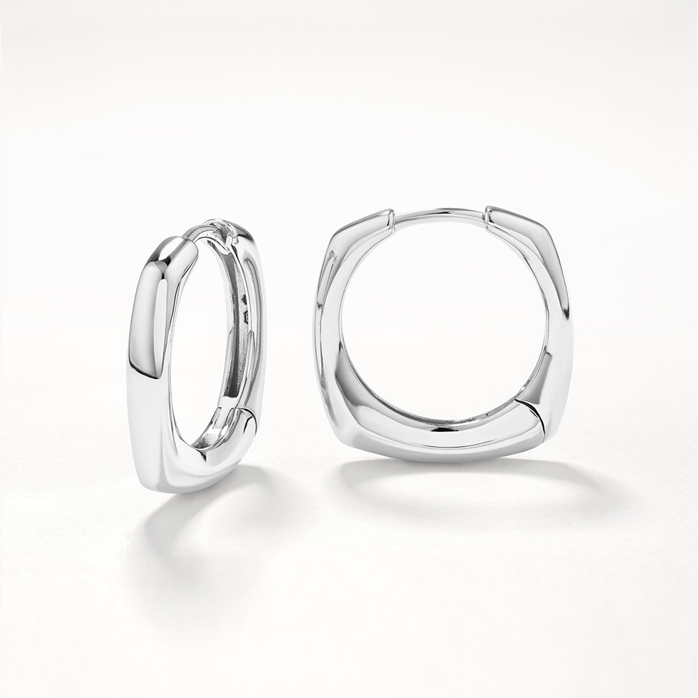 Silver Midi Square Edge Embroidery Hoops - Perfect for Cross Stitch, Needlework & DIY Craft Projects