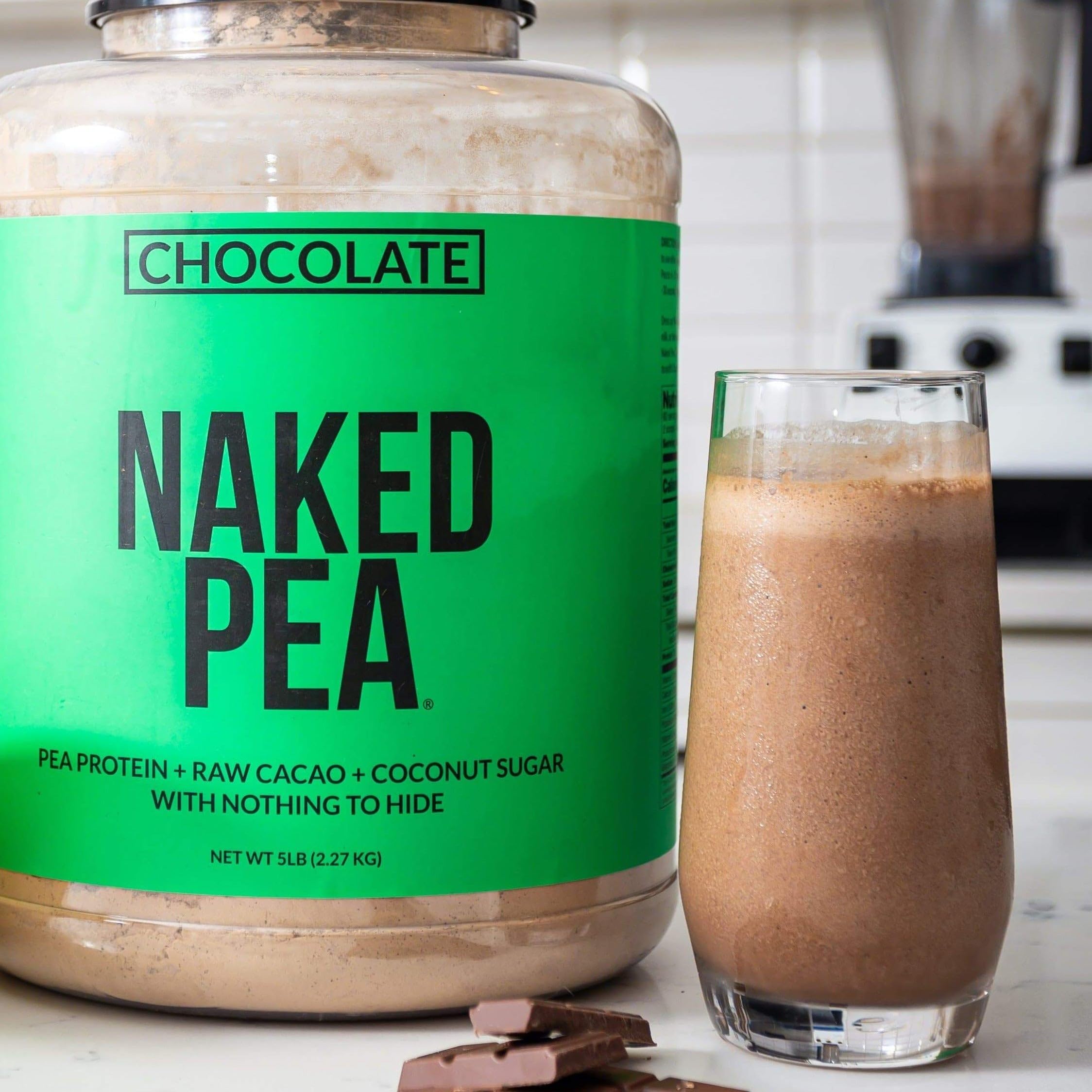 Premium Chocolate Pea Protein Isolate from USA Farms | Vegan, Gluten-Free, Soy-Free, Non-GMO Protein Powder (1LB) | Perfect for Smoothies, Baking & Post-Workout Recovery