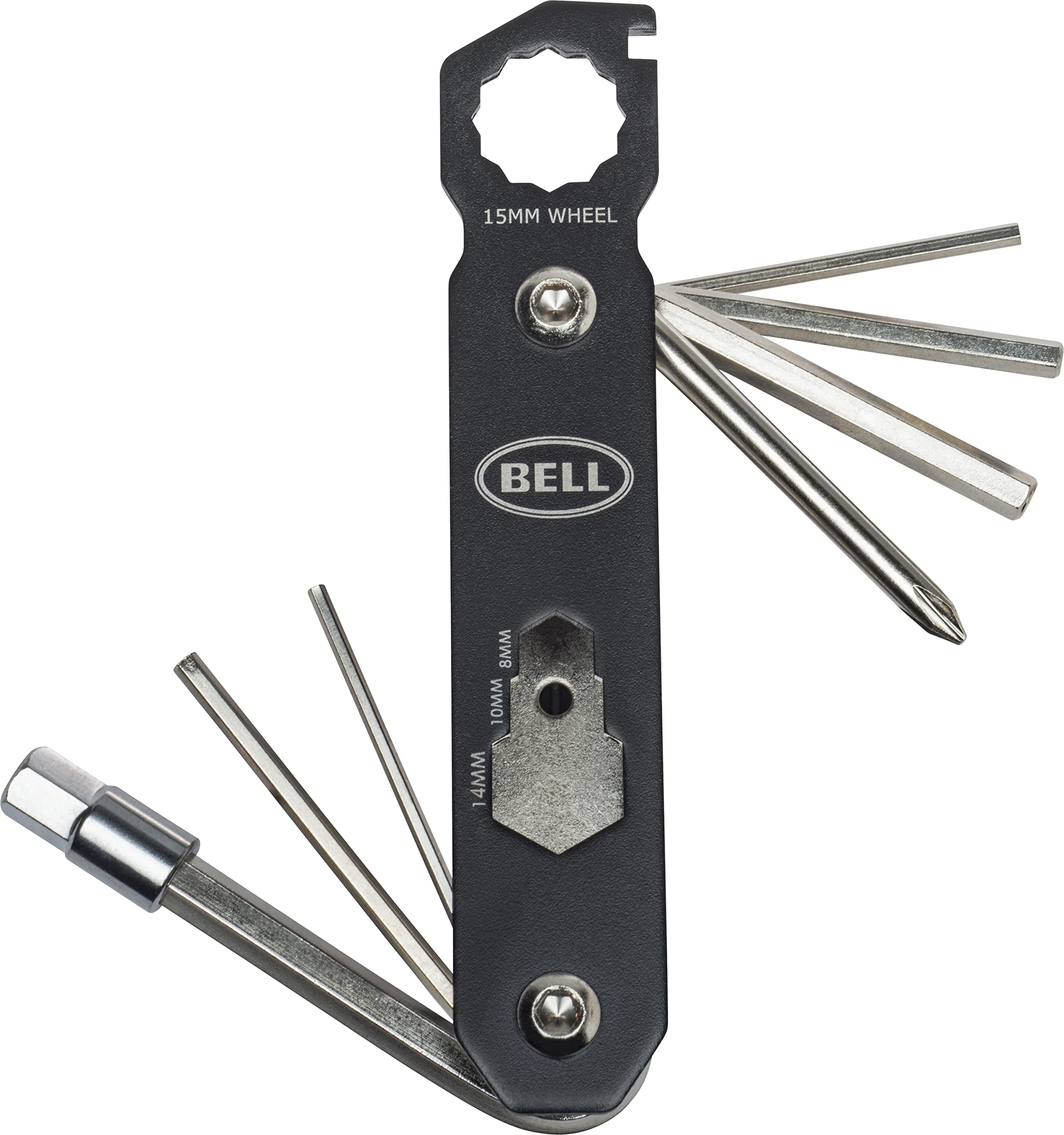 Bell Roadside 300 Multi-Tool - 15-in-1 Emergency Car Tool Kit with Seatbelt Cutter & Window Breaker - Essential Vehicle Safety Gear for Roadside Emergencies, Camping & Outdoor Adventures