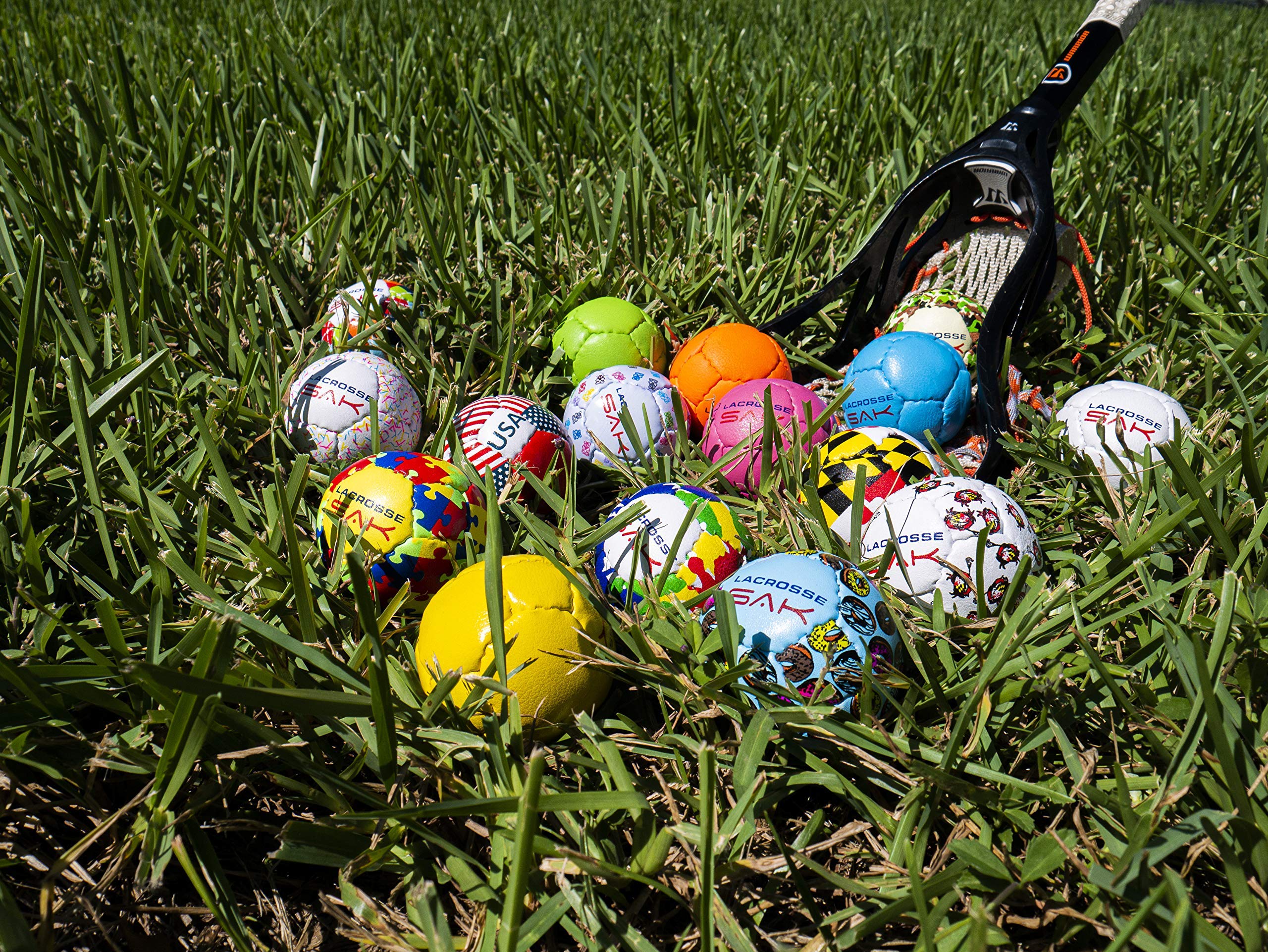 Lax Sak Soft Practice Lacrosse Balls 3 Pack - Official Size & Weight, Low Bounce for Indoor/Outdoor Training - Perfect for Wall Ball Drills, Youth Practice & Team Training Sessions
