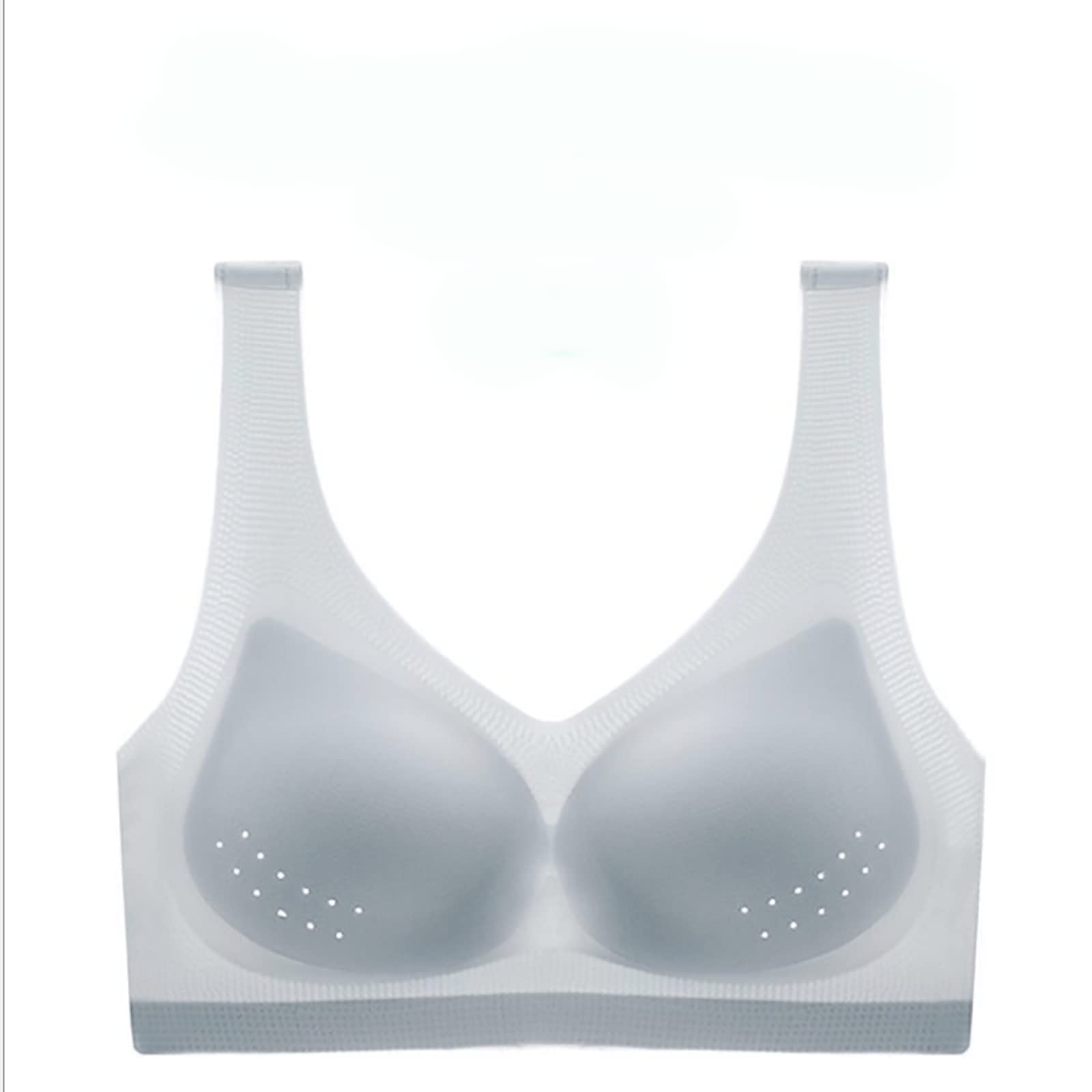 Ultra-Thin Ice Silk Bras for Women - Seamless Comfort Wireless Bralette - Breathable Soft Support for Everyday Wear, Yoga & Sleep