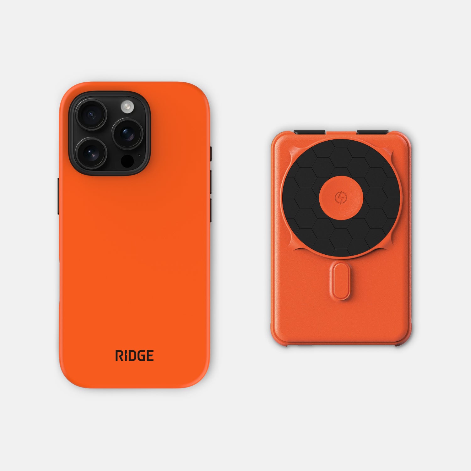 Basecamp Orange iPhone 16 Pro Fast Charging Kit - 3-in-1 Magnetic Wireless Charger with 20W PD Adapter for Home, Office & Travel