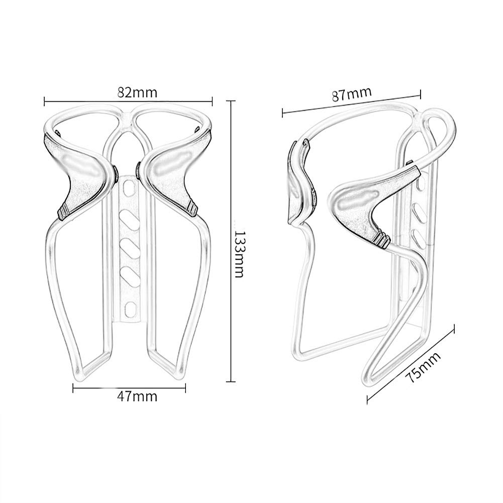 **Aluminum Alloy Bike Water Bottle Cage Holder - Universal Fit for Road, Mountain & Bicycle - Includes Bottle Adapter (Color: D) - Perfect for Cycling, Commuting & Outdoor Adventures**