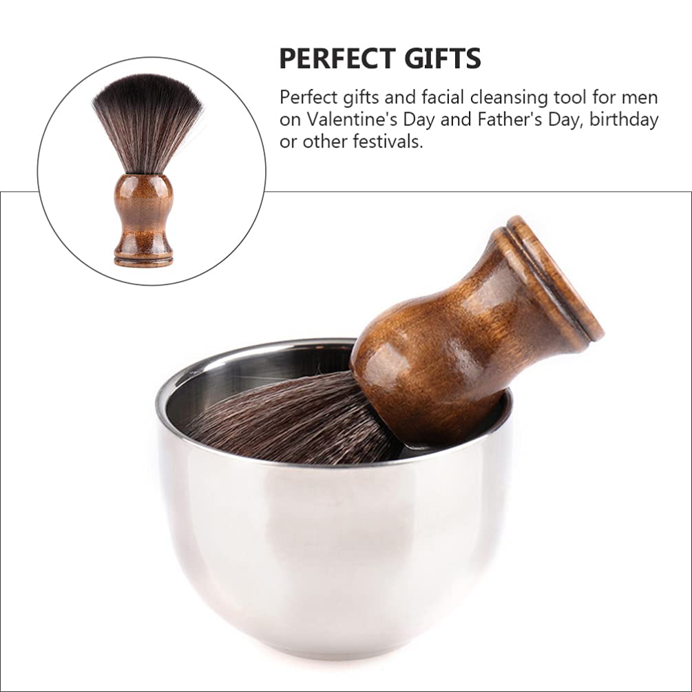 Premium Men's Beard Brush - Natural Bristle Hair Brush for Grooming, Styling & Shaving | Portable Travel Beard Care Kit | Perfect for Home, Salon & On-the-Go Use | Ideal Gift for Men's Facial Hair Maintenance