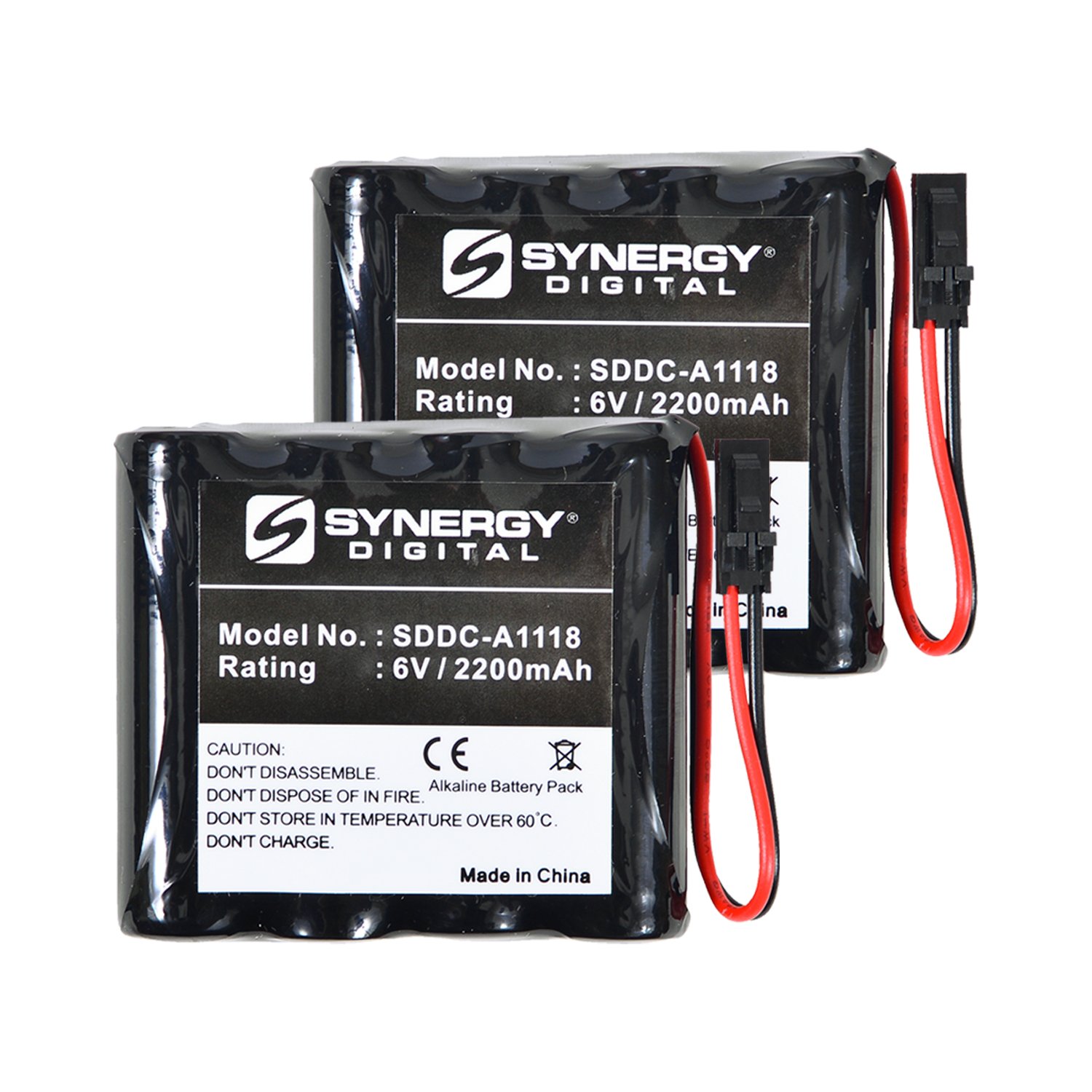 Synergy Digital Interstate ADRY0092 Replacement Battery Combo-Pack - 2 x SDDC-A1118 Batteries for Digital Cameras & Camcorders - Perfect for Travel Photography and Outdoor Adventures