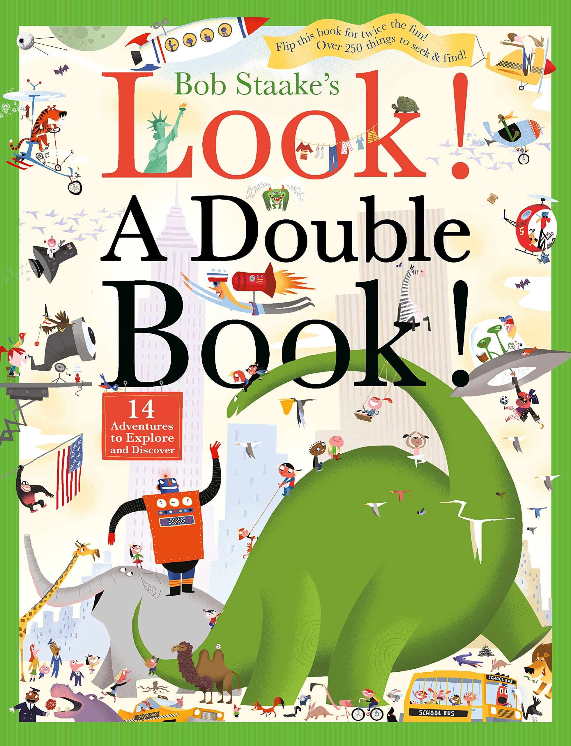 Look! A Double Book!: 14 Exciting Adventures to Explore and Discover - Perfect for Kids' Reading & Learning Activities
