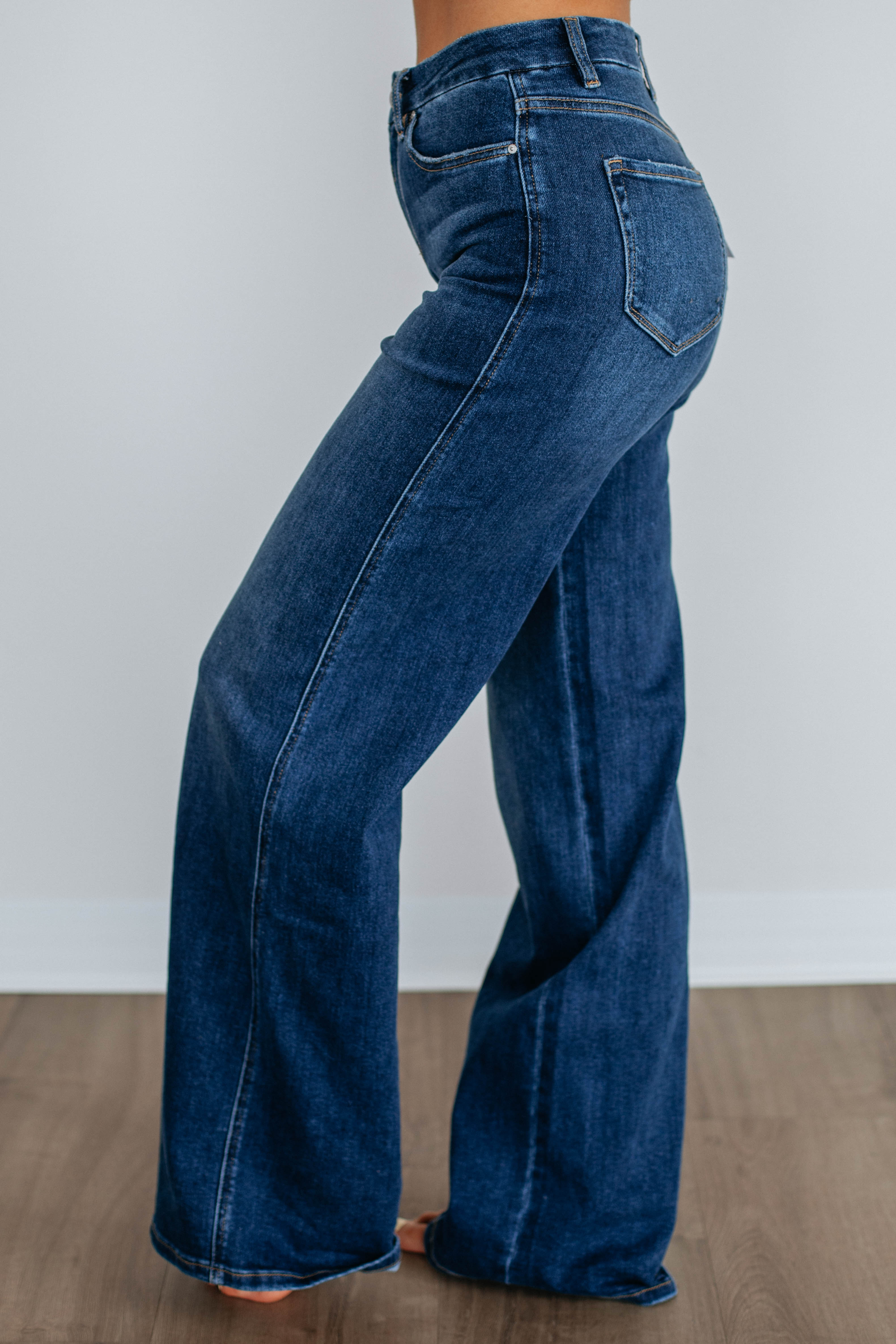 Dwyer Mica Jeans for Women - High Waist Stretch Denim Pants with Pockets | Perfect for Casual Wear, Office & Date Night Outfits