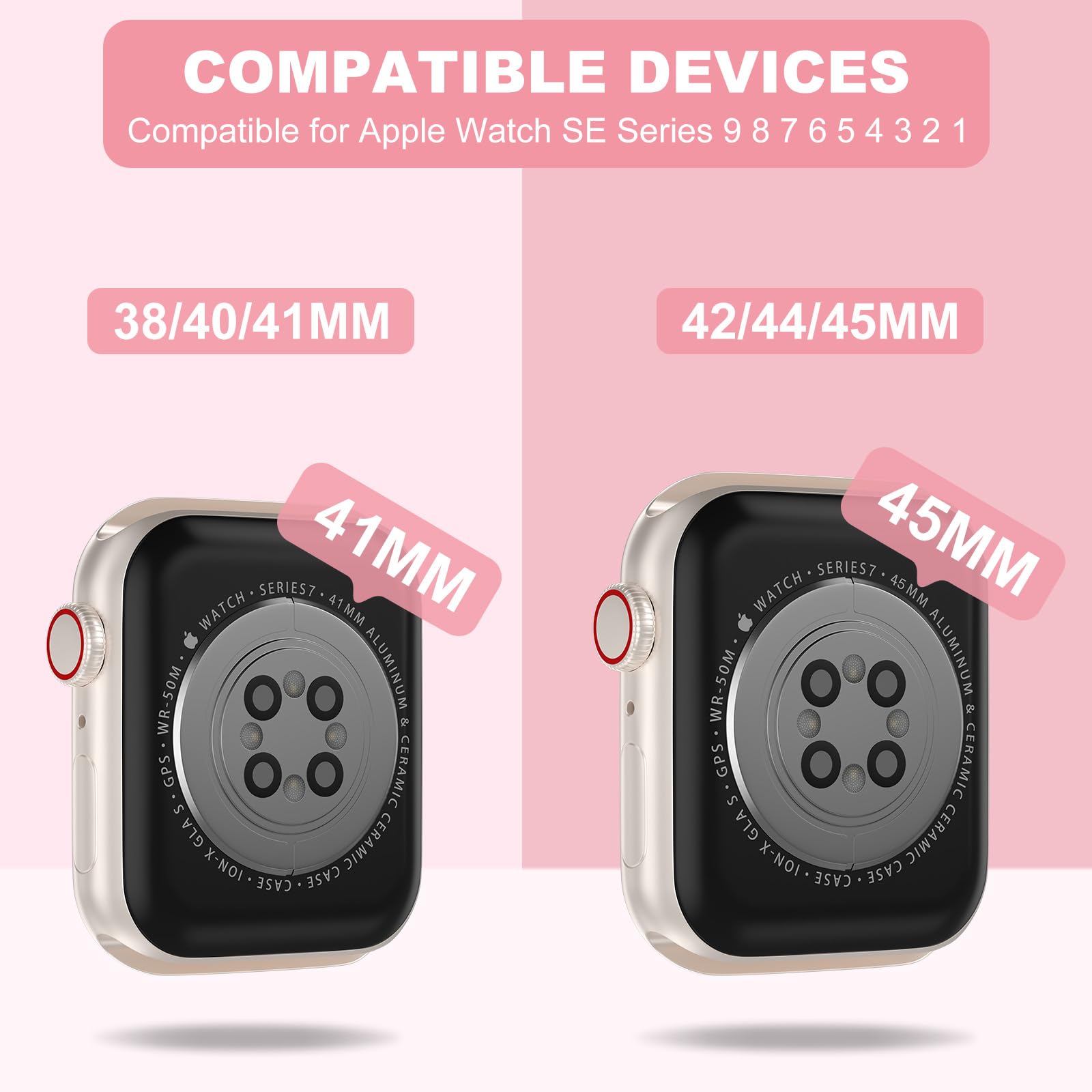 XYF Crystal Clear Apple Watch Band with Bumper Case - Compatible with iWatch Ultra 2/1, Series 9/8/7/SE/6/5/4/3/2/1 - 45mm 44mm 42mm 41mm 40mm 38mm - Sporty Jelly Strap for Men & Women - Perfect for Gym, Running & Everyday Wear