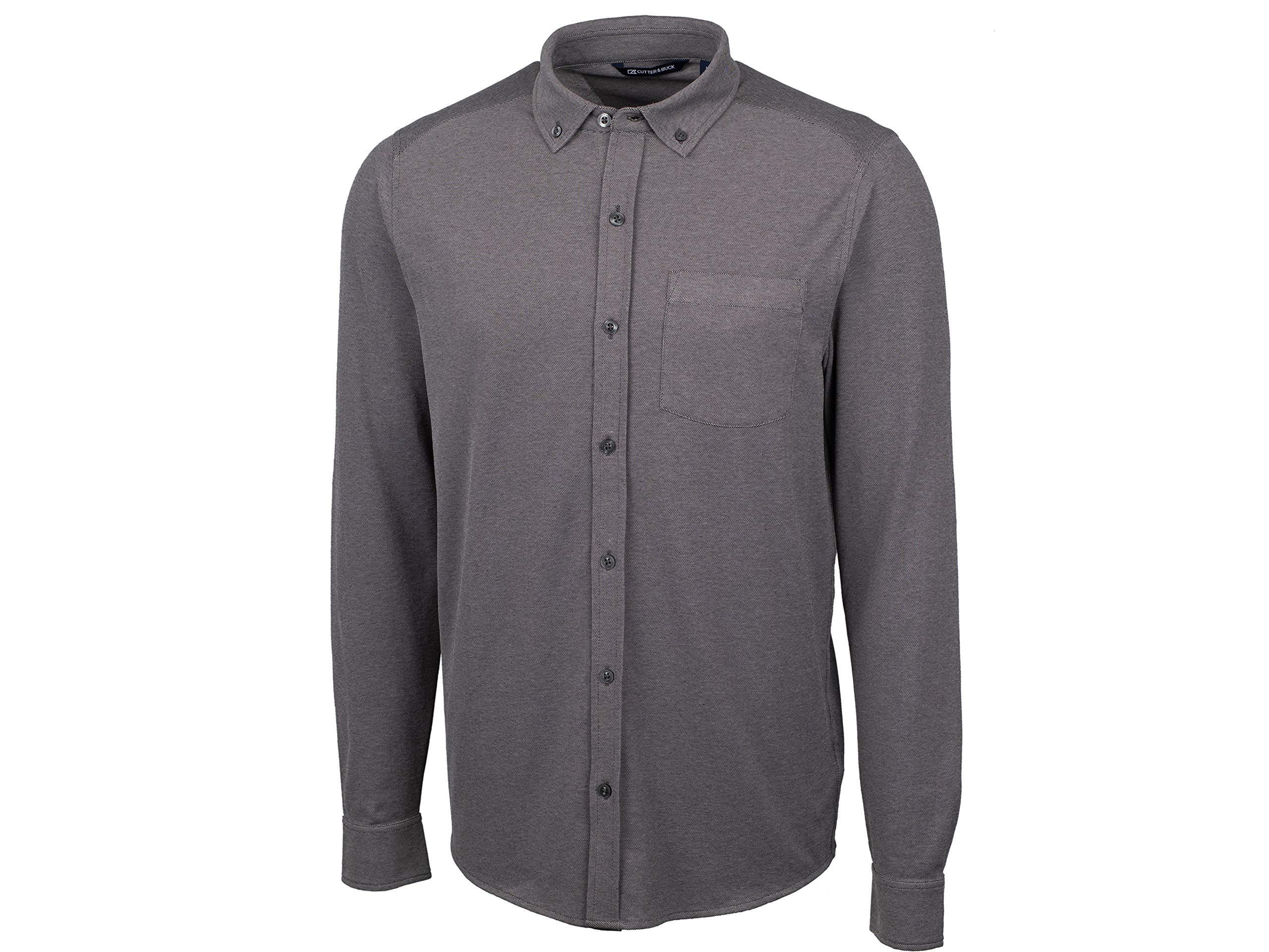 Cutter & Buck Men's Big & Tall Button-Down Shirt - Comfortable Casual & Office Wear for Large & Tall Men
