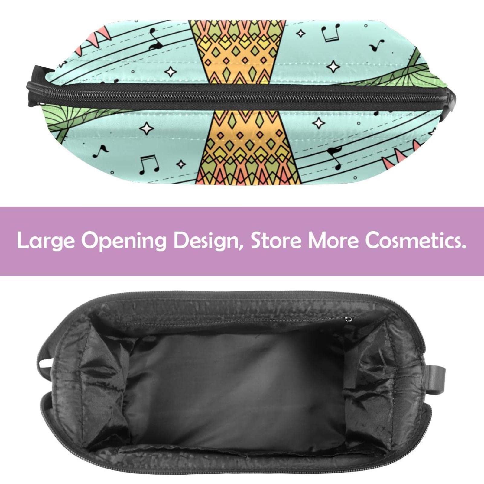 Large Waterproof Makeup Bag for Women - Travel Cosmetic Organizer with Lotus Leaves & Frog Design, Spacious Toiletry Bag for Makeup Brushes & Skincare - Perfect for Travel, Gym & Daily Use