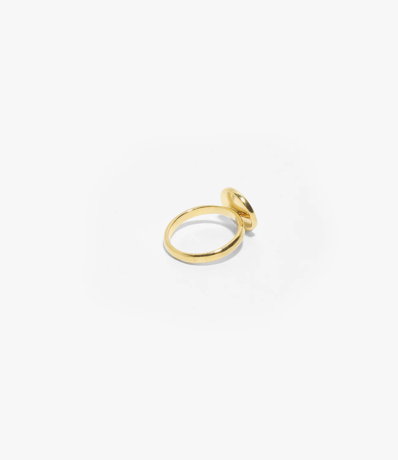 Gold Plated Peace Sign Needle Ring - Stylish Punk Jewelry for Women, Perfect for Concerts, Parties & Everyday Wear