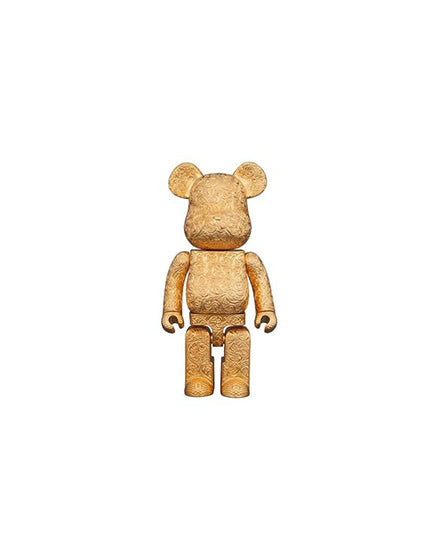 BEARBRICK X ROYAL SENGALOR ARABESQUE GOLDEN 400% Collectible Art Figure - Limited Edition Designer Toy for Display & Home Decor