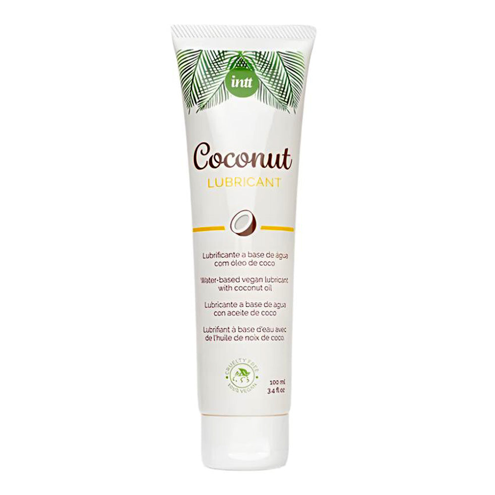 Vegan Water-Based Coconut Flavored Lubricant - Natural & Organic Personal Lubricant for Couples - Sensual Massage & Intimate Moments