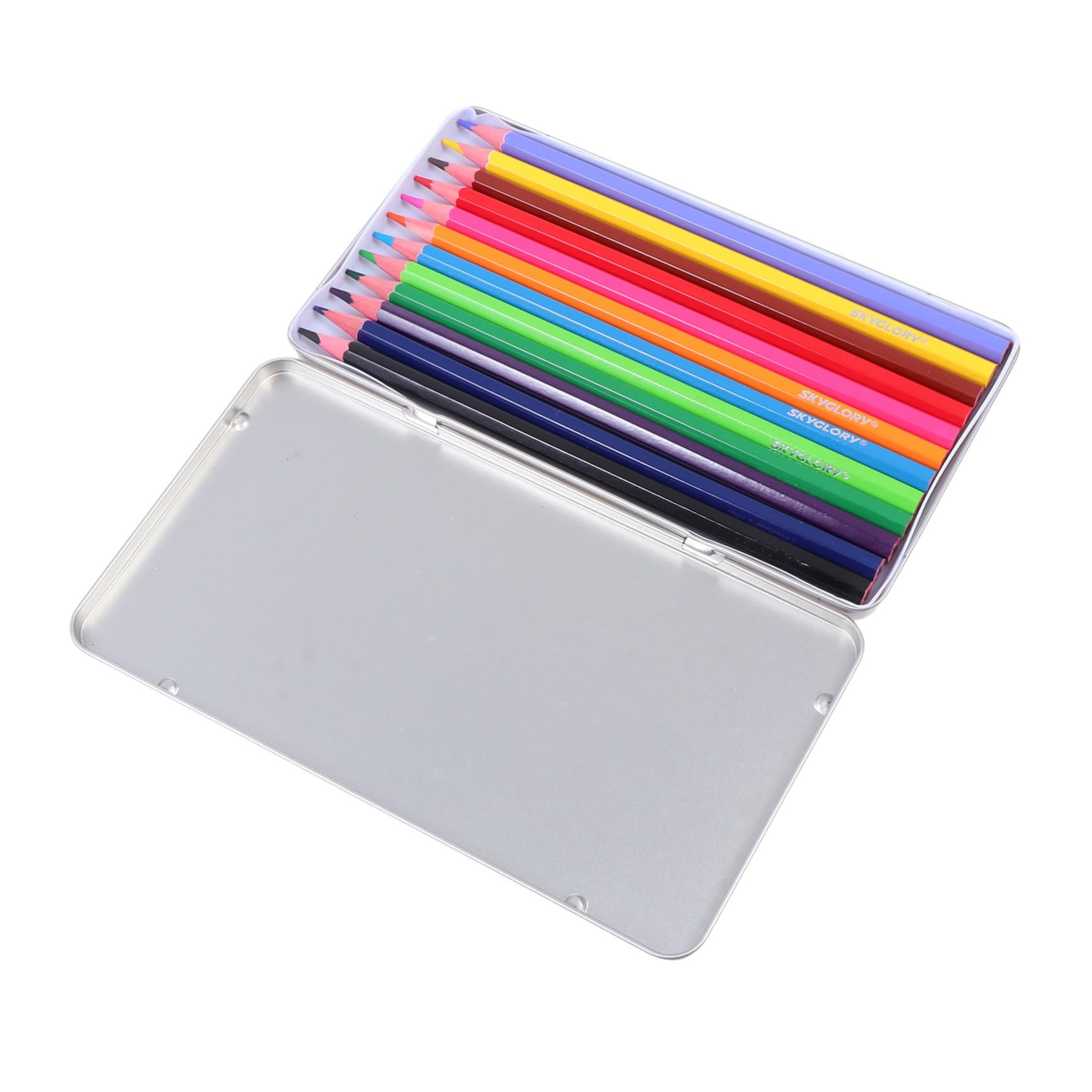 Hohopeti 12-Colored Pencils Set - Professional Graphite & Watercolor Drawing Pencils for Artists, Students & Sketching - Non-Toxic Wooden Pencils for Coloring Books, Art Projects & School Supplies