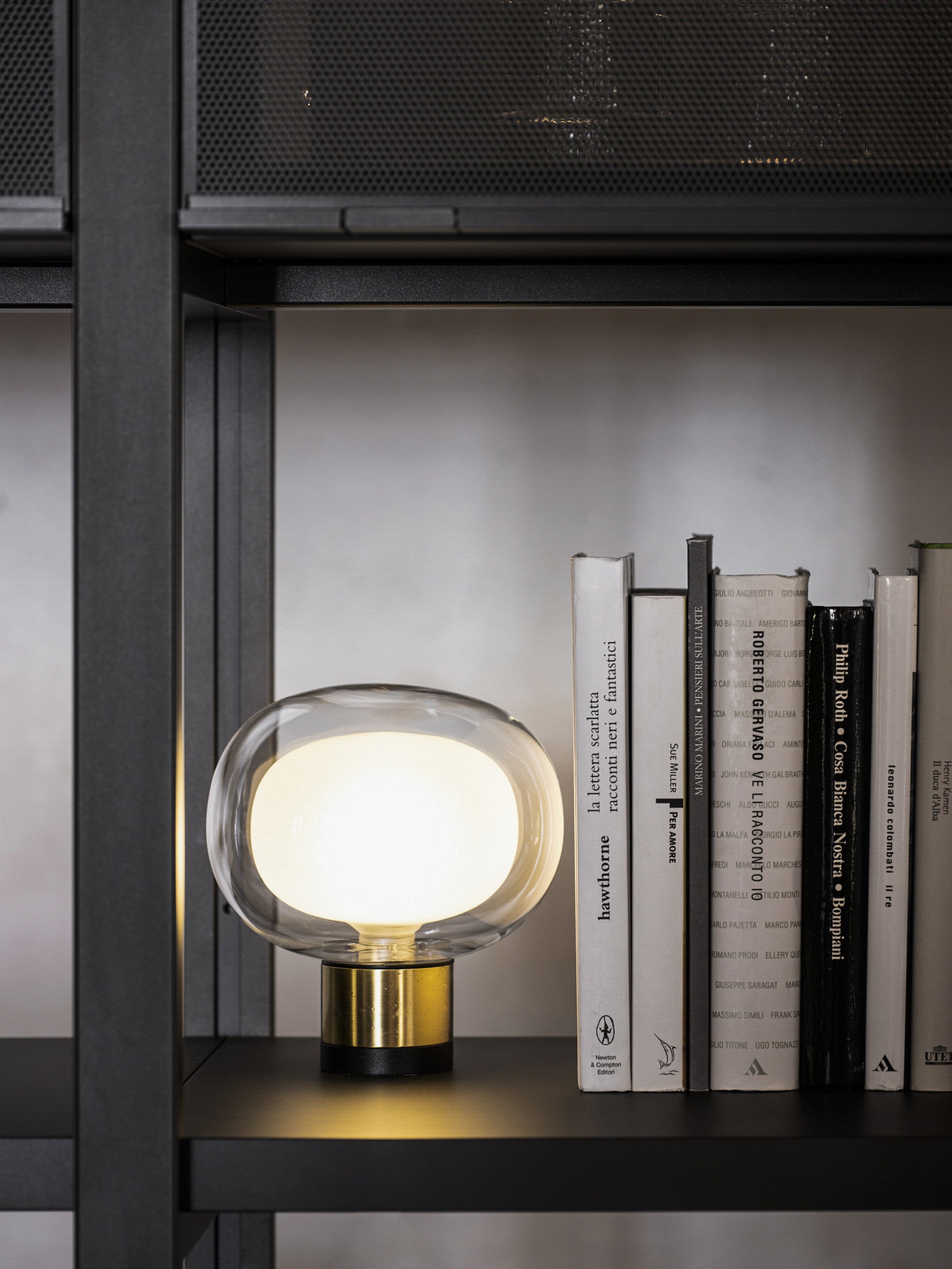 Nabila Table Lamp - Modern LED Bedside Lamp with USB Port, Touch Control, Dimmable Warm White Light for Bedroom, Living Room, Office & Study Room Decor