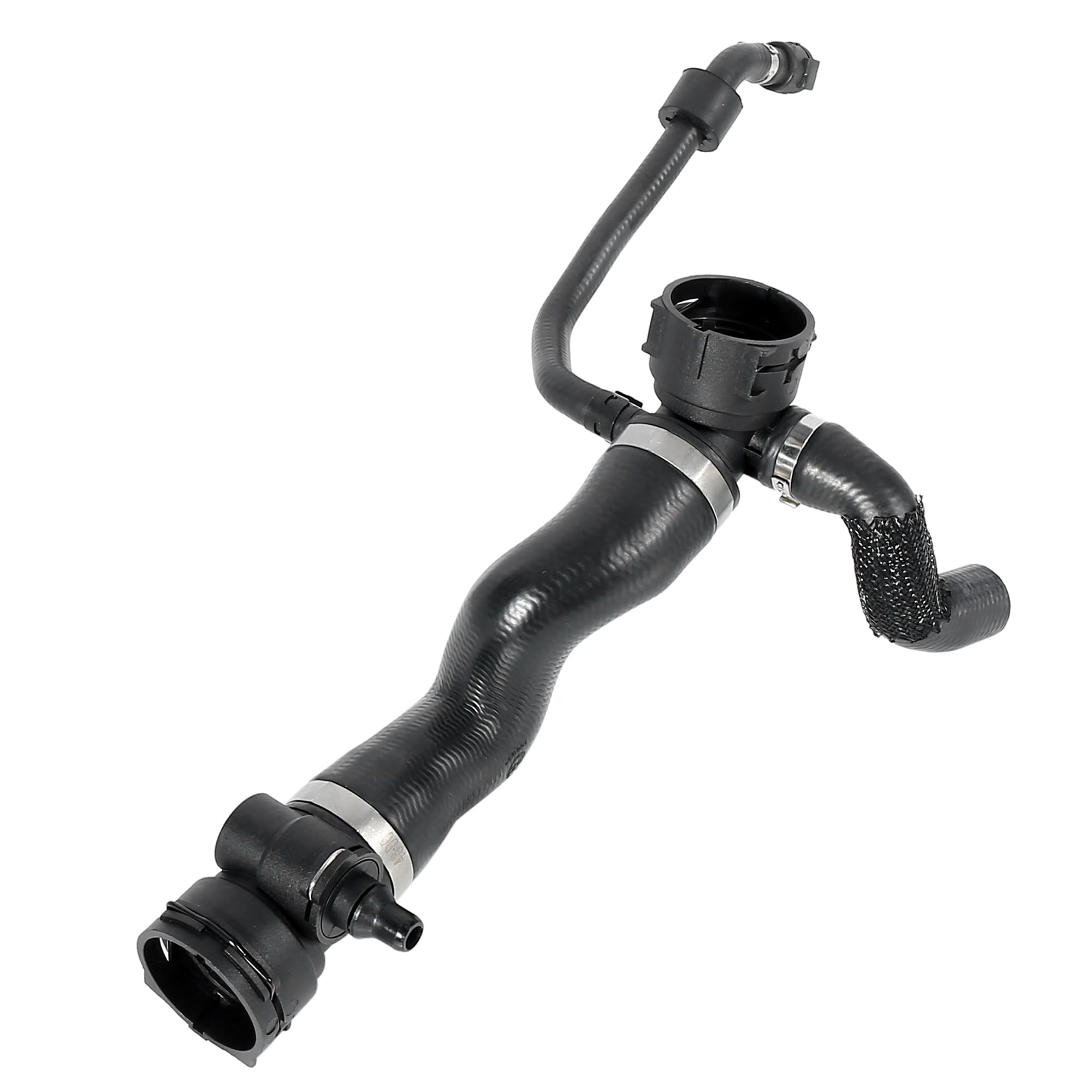 X AUTOHAUX High-Quality Car Radiator Coolant Hose Expansion Tank Replacement 17127580955 Compatible with BMW 740i 2010-2012 - Perfect for Cooling System Maintenance & Engine Protection
