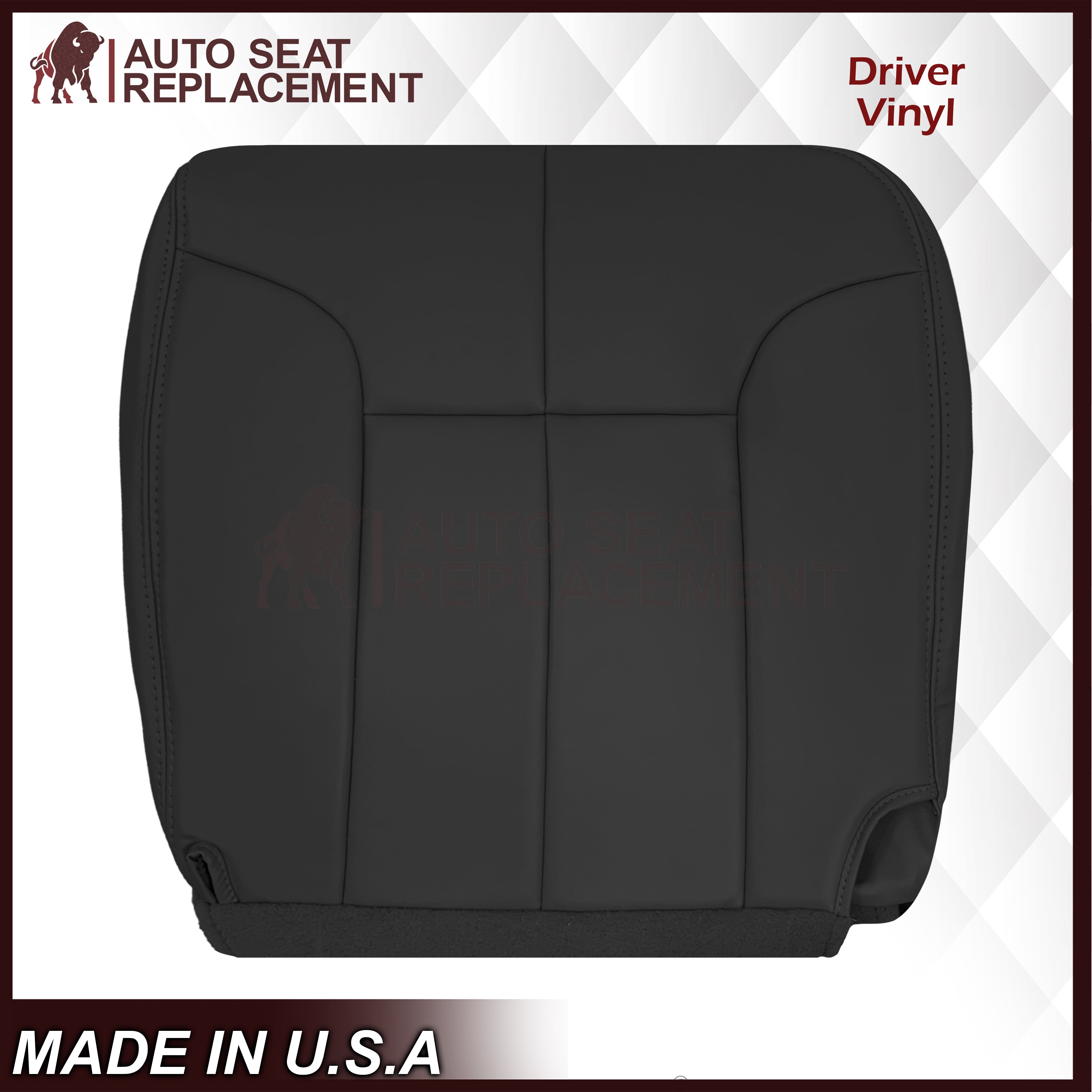 1994-1997 Dodge Ram Laramie SLT 1500/2500/3500 Black Seat Covers - Custom Fit Truck Seat Protectors for Comfort & Durability | Perfect for Work Trucks, Off-Roading & Daily Commutes