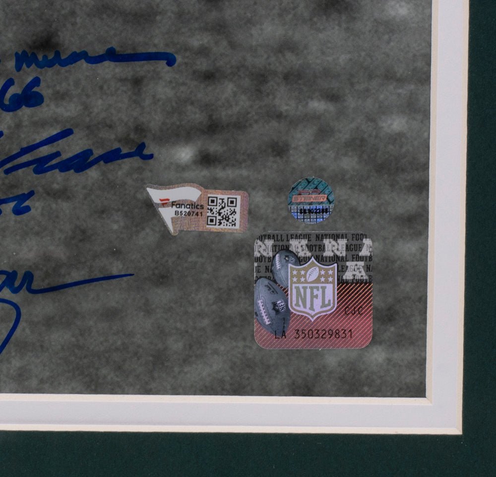 1969 New York Jets Super Bowl III Signed Framed 16x20 Photo - Joe Namath & Team Autographed Memorabilia - Perfect for Sports Collectors, Man Cave Decor & Football Fan Gifts